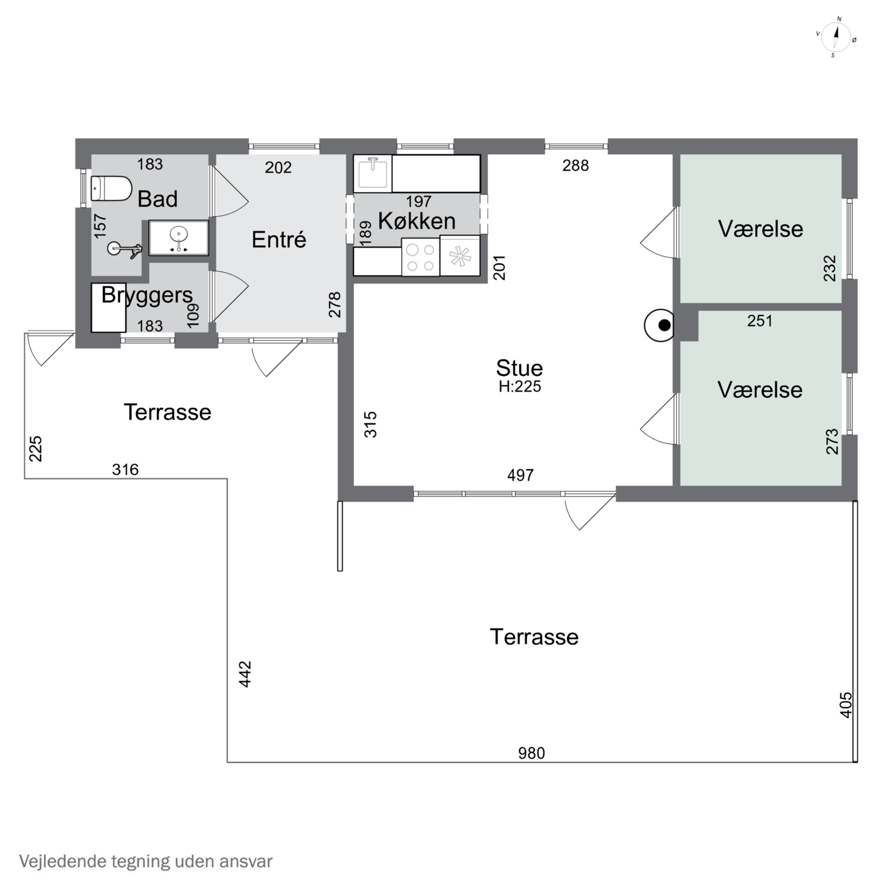 Plantegninger billede af Løvevej 3, 4581 Rørvig