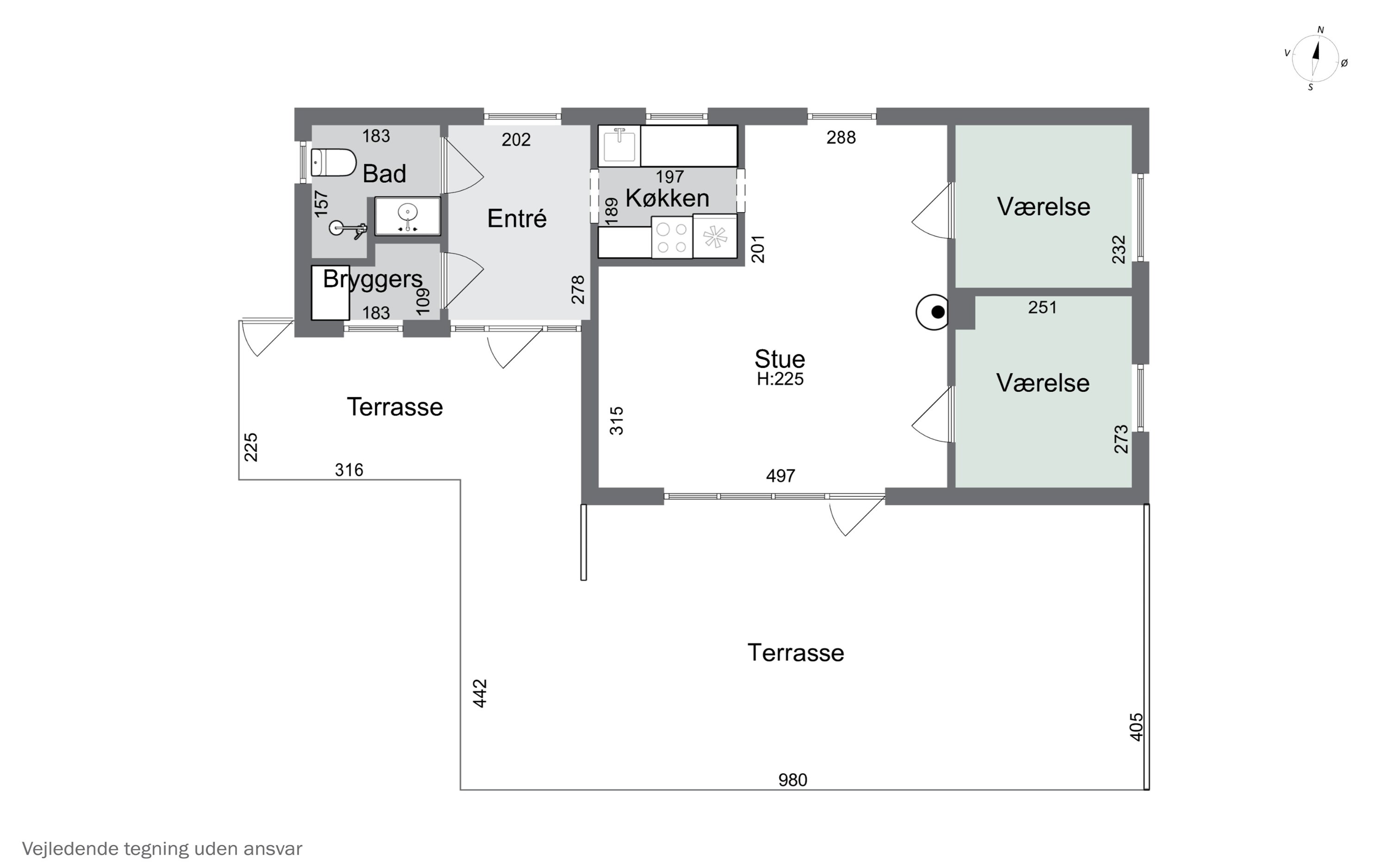 Plantegninger billede af Løvevej 3, 4581 Rørvig