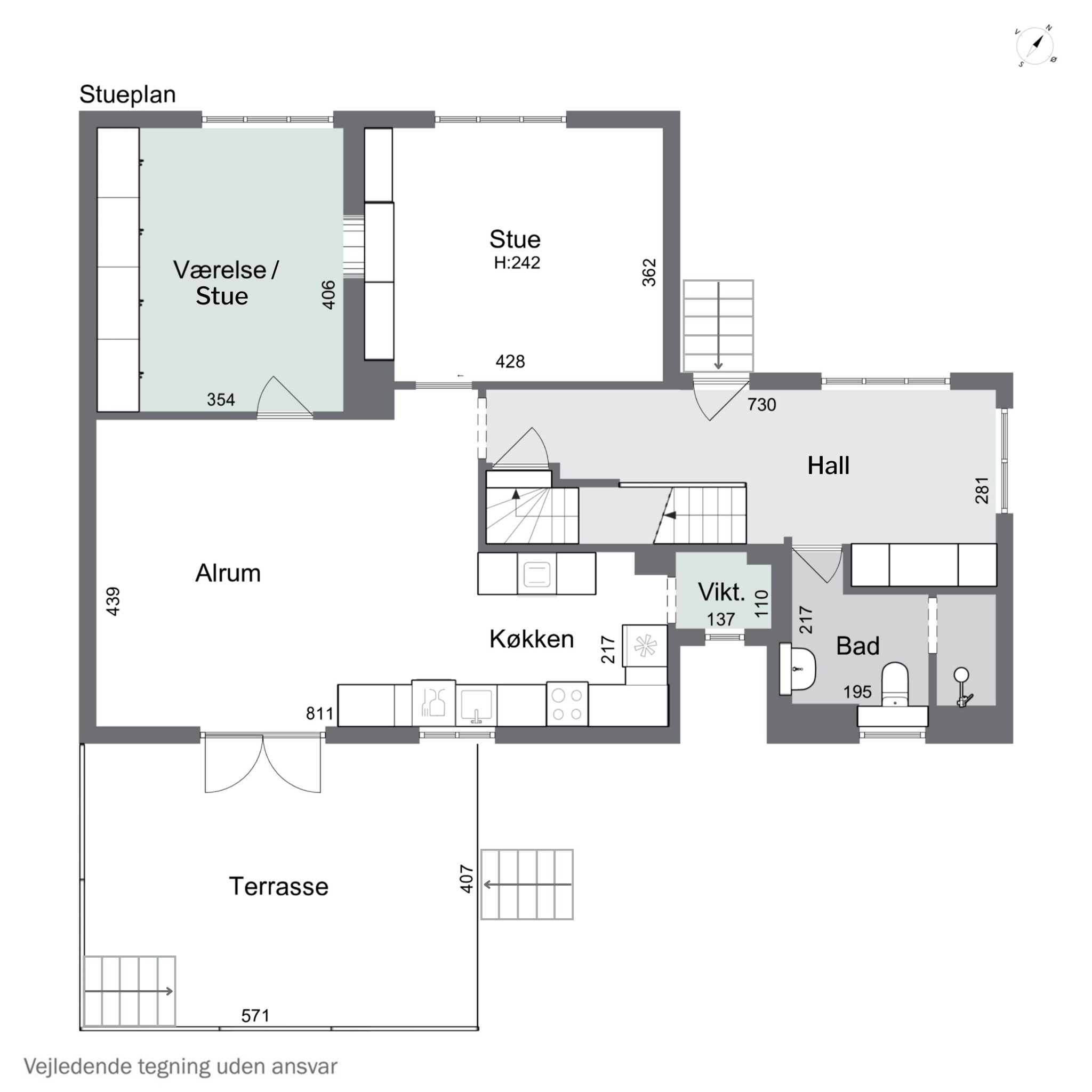 Plantegninger billede af Rolighedsvej 18, 4200 Slagelse