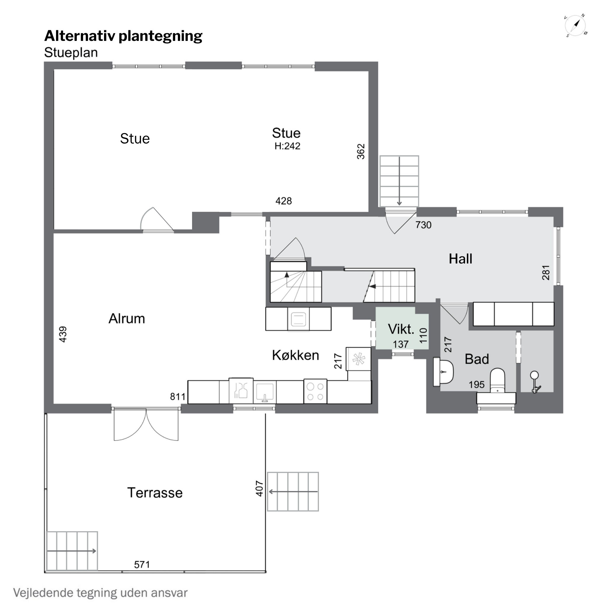 Plantegninger billede af Rolighedsvej 18, 4200 Slagelse