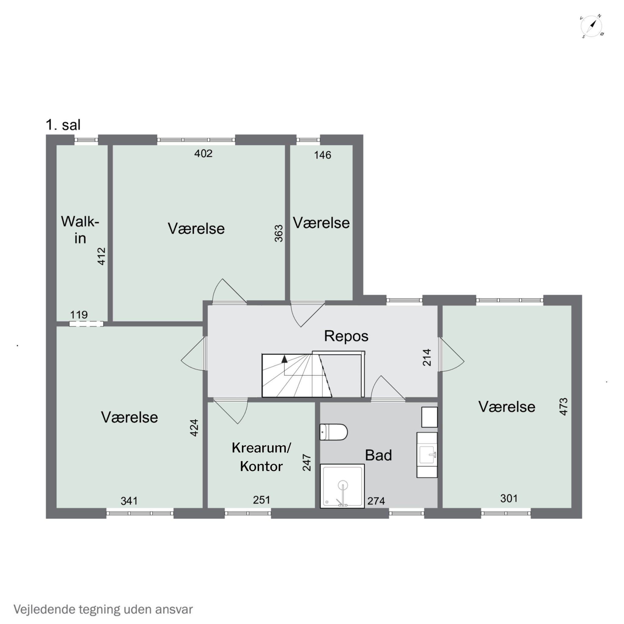 Plantegninger billede af Rolighedsvej 18, 4200 Slagelse