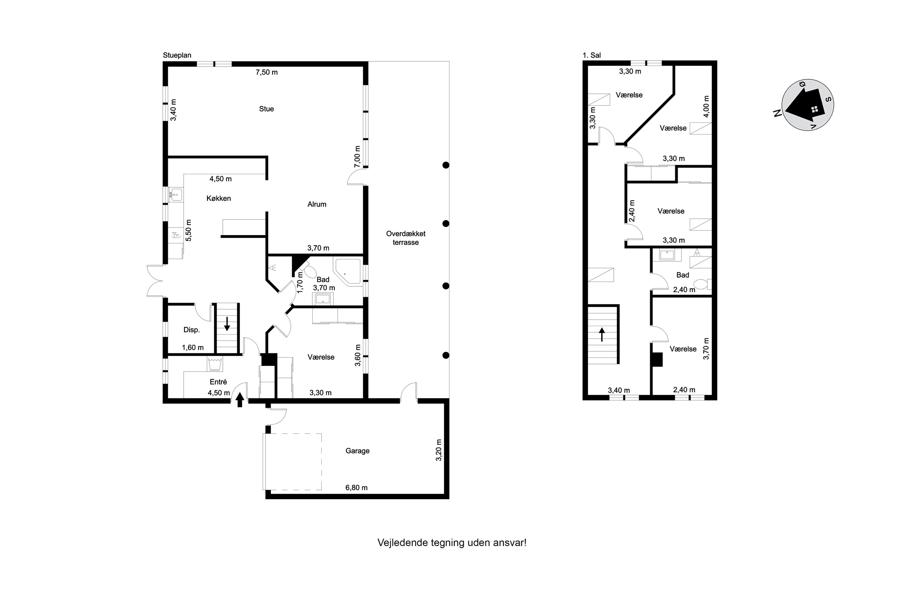 Plantegninger billede af Åglimt 6, Rækker Mølle, 6900 Skjern