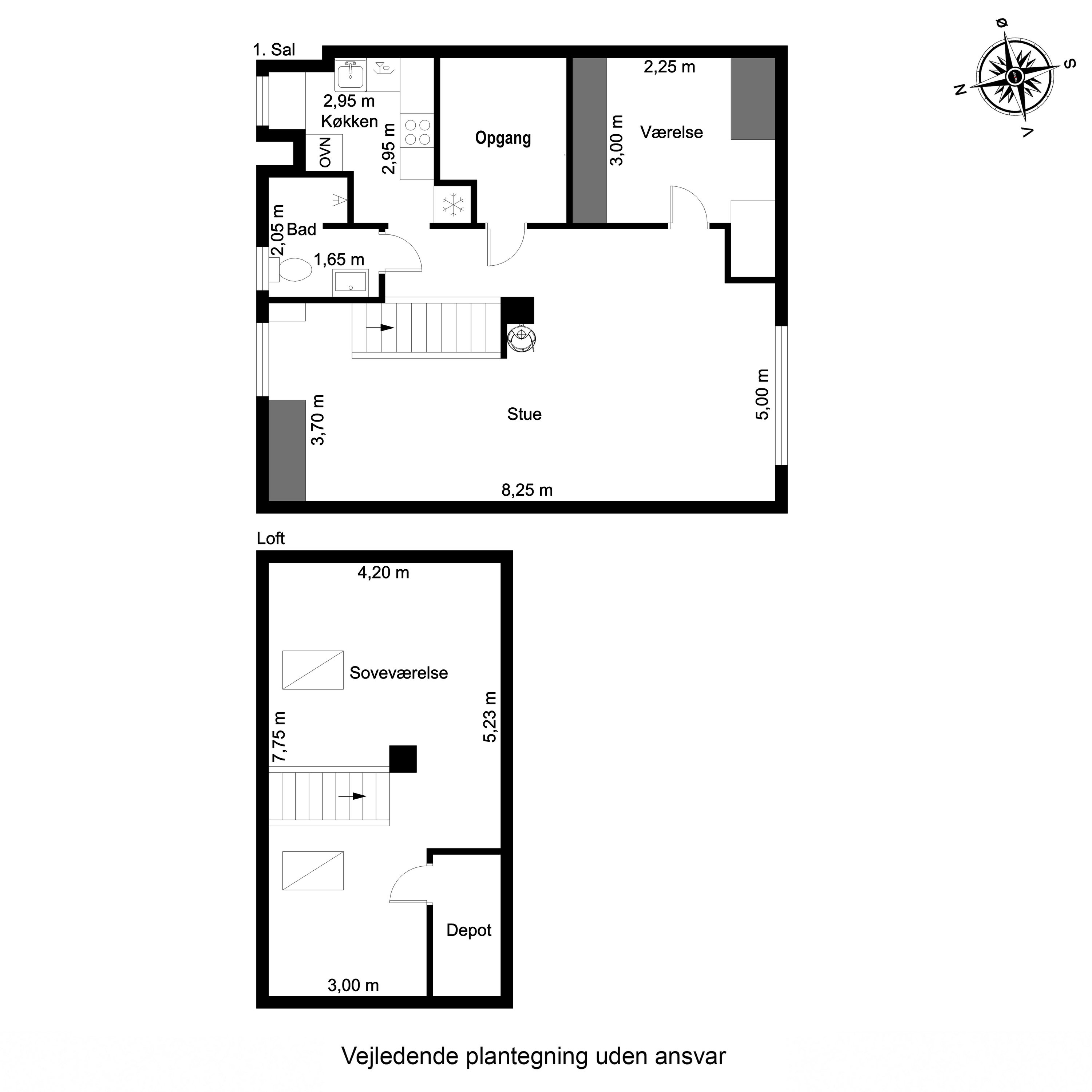 Plantegninger billede af Skjoldsgade 9, 1., 6700 Esbjerg