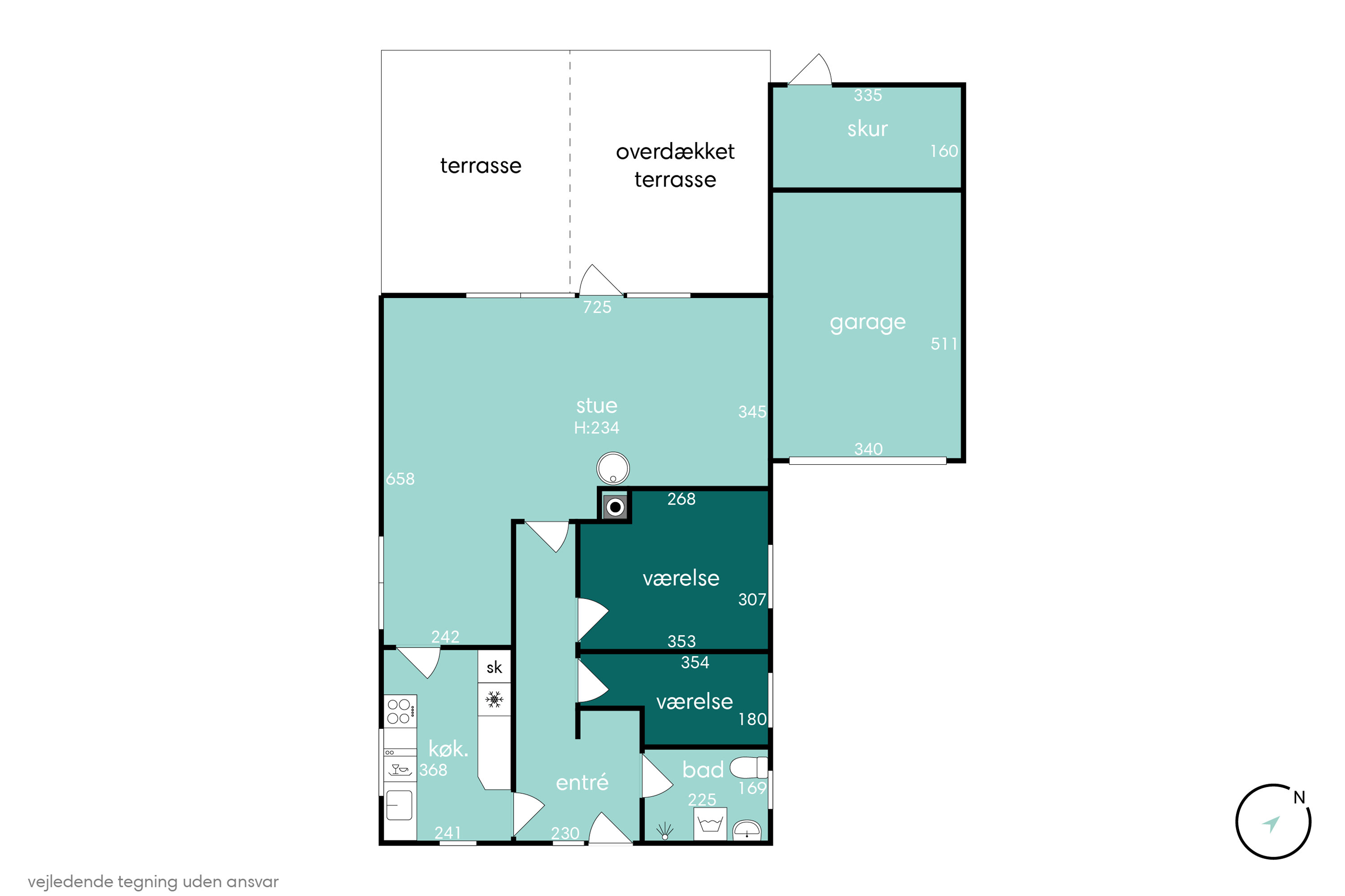 Plantegninger billede af Ålbækparken 74, Ålbæk, 7860 Spøttrup