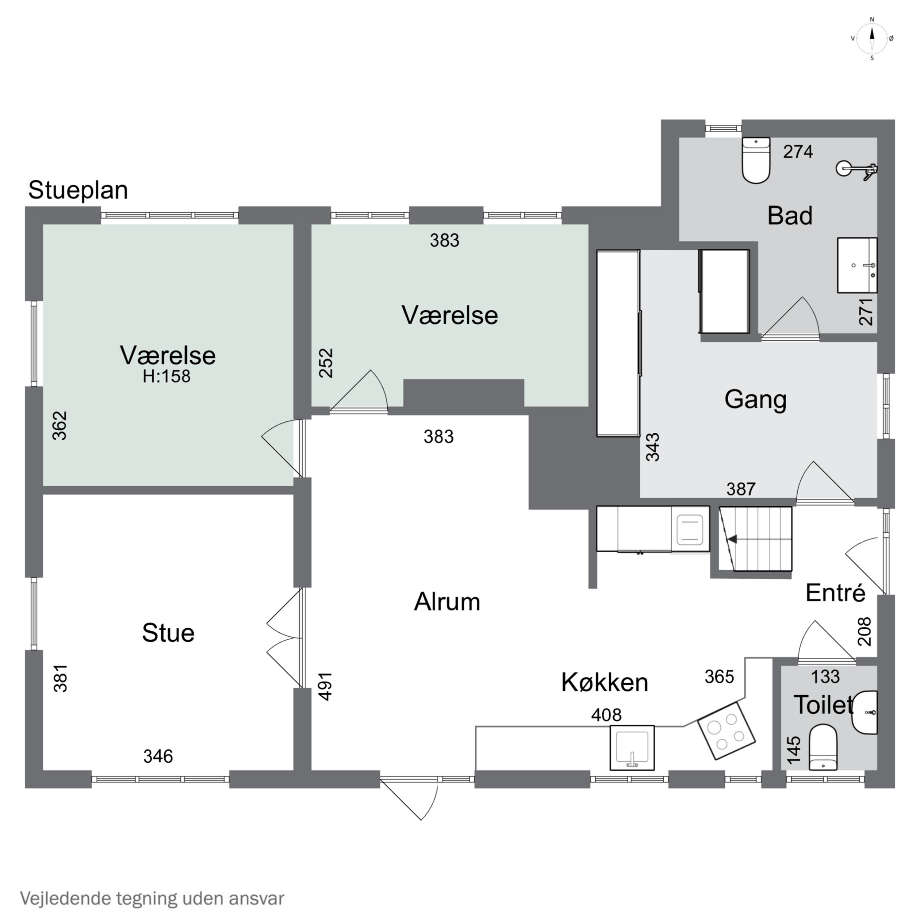 Plantegninger billede af Tåstrup Byvej 1, 4300 Holbæk