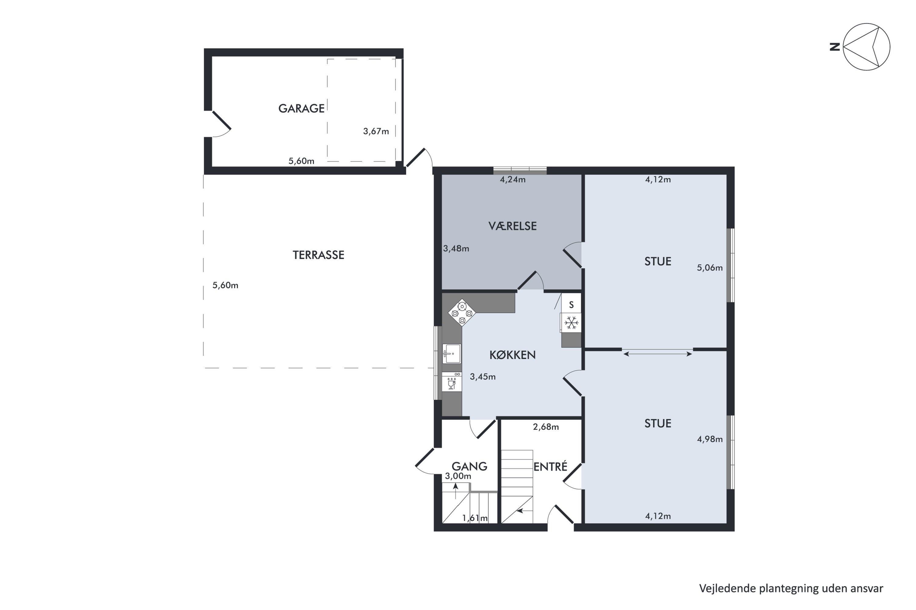 Plantegninger billede af Østergade 39, 9460 Brovst
