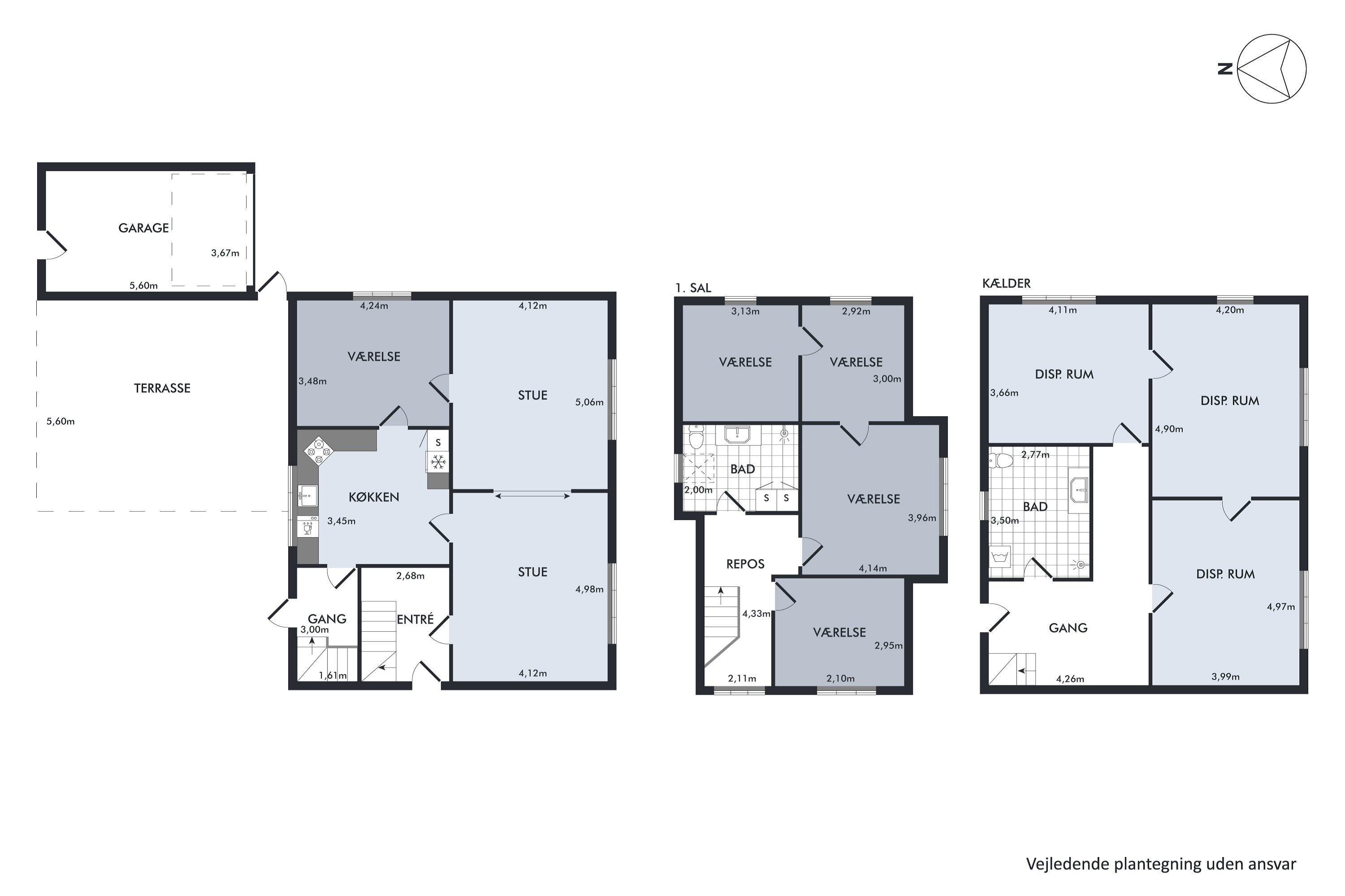 Plantegninger billede af Østergade 39, 9460 Brovst