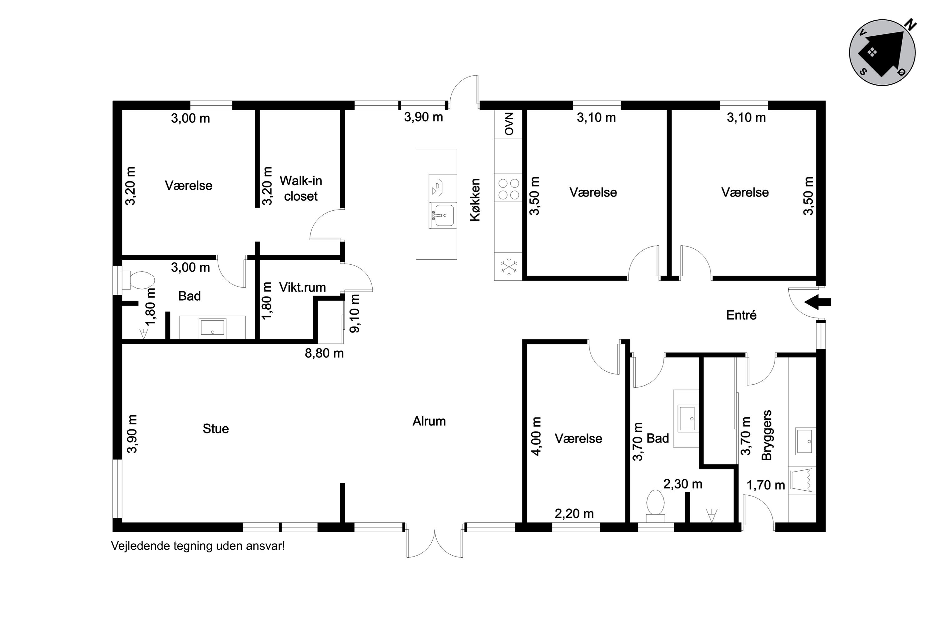 Plantegninger billede af Tarmvej 94, Lønborg, 6880 Tarm