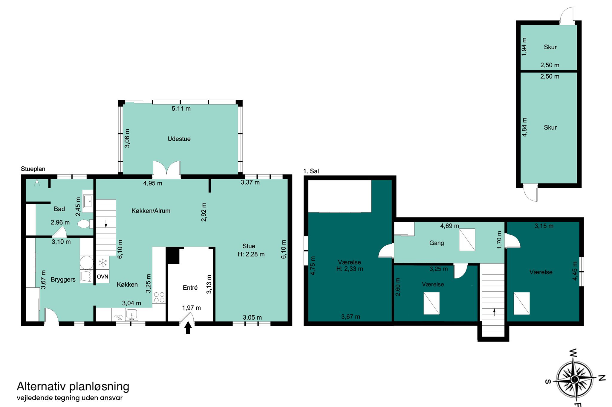 Plantegninger billede af Nejedevej 9, Tulstrup, 3400 Hillerød