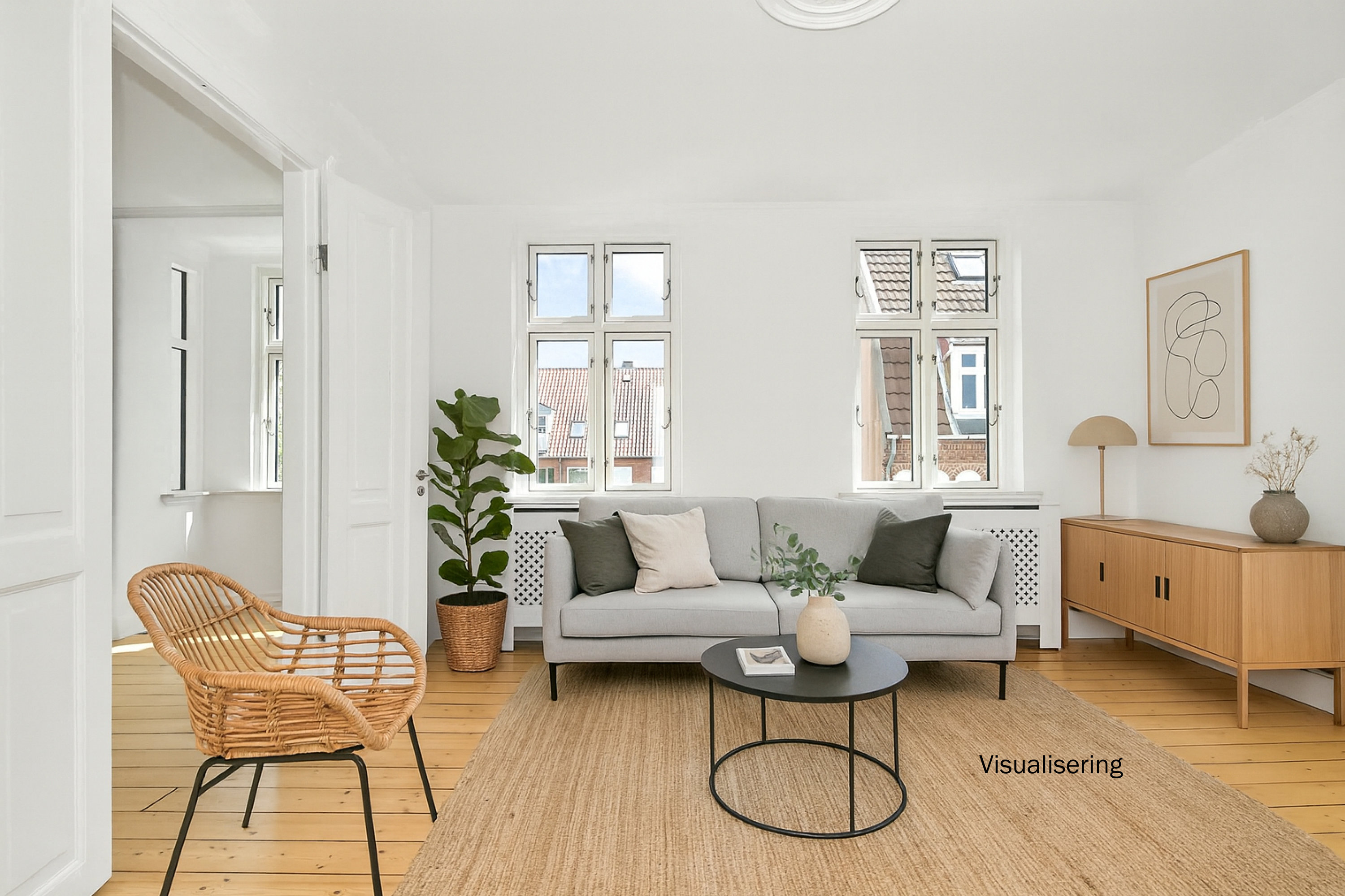 Fremhævet  billede i fuldskærmstilstand. Billede af Fredericiagade 2, 2. tv., 8700 Horsens