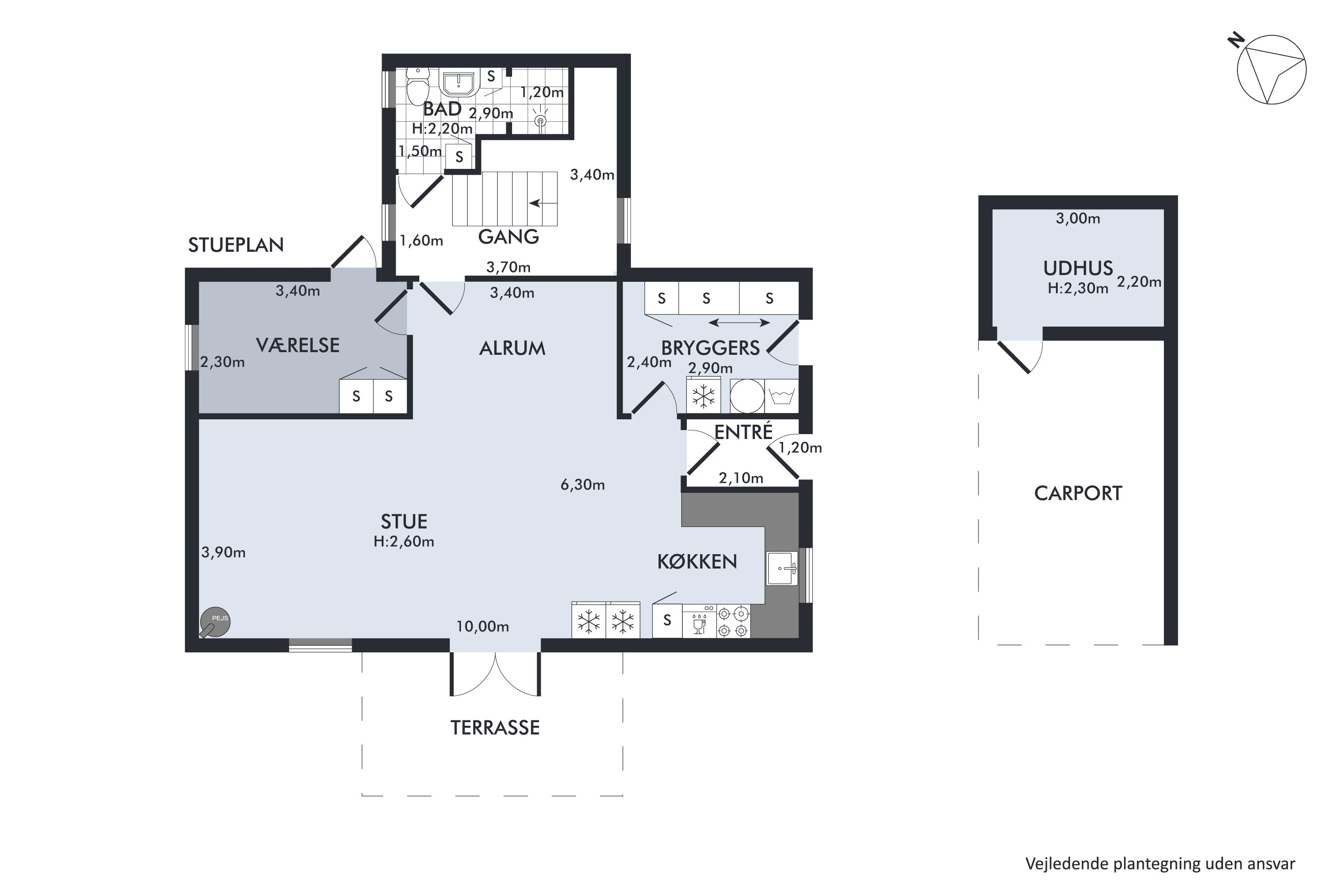 Plantegninger billede af Nyvej 23, 4440 Mørkøv