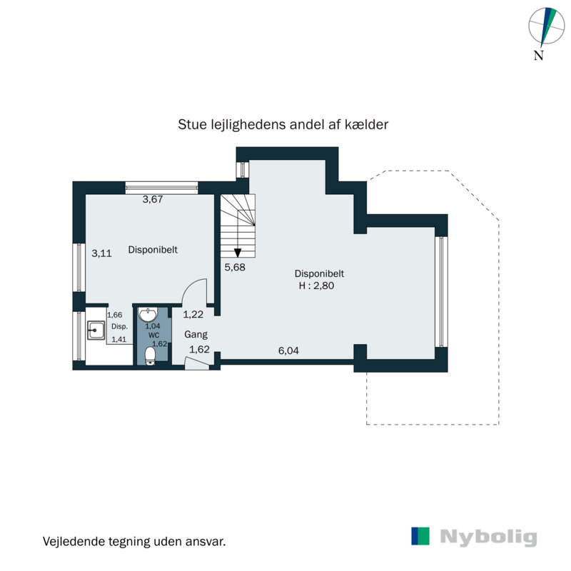 Plantegninger billede af Aldersrovej 32, st.., Trøjborg , 8200 Aarhus N