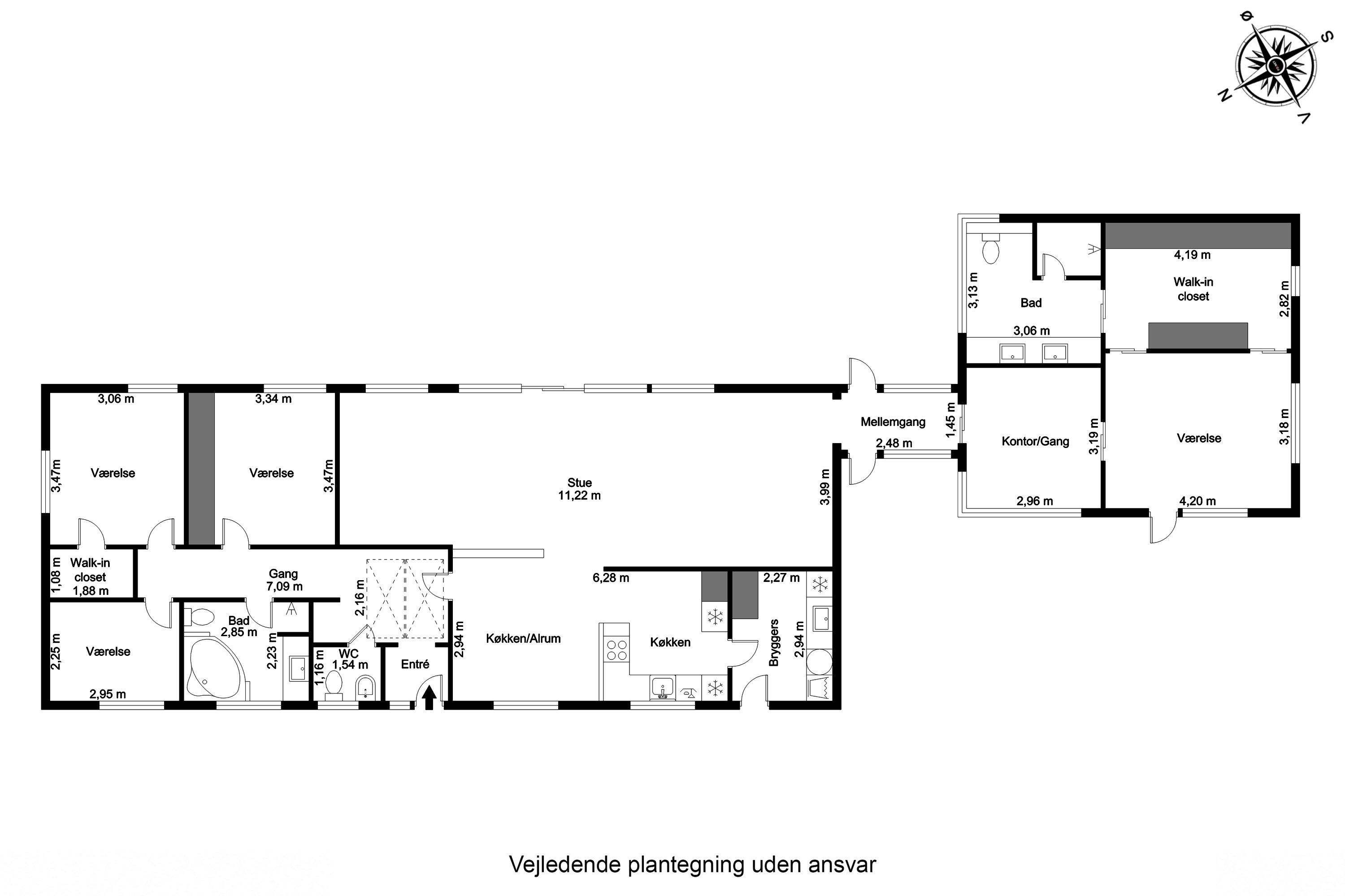 Plantegninger billede af Liljevænget 20, Hjerting, 6710 Esbjerg V