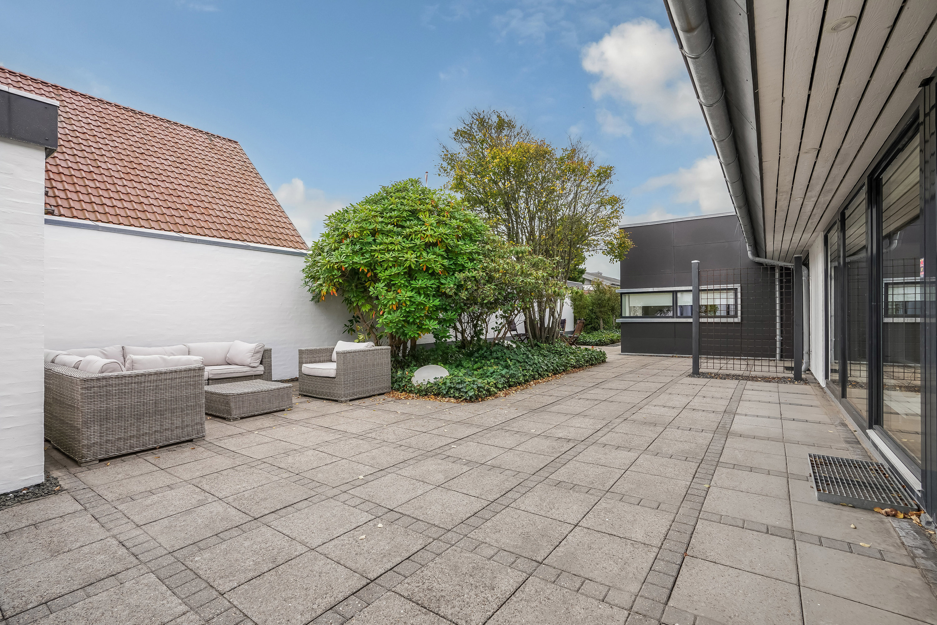 Fremhævet terrasse billede i fuldskærmstilstand. Billede af Liljevænget 20, Hjerting, 6710 Esbjerg V