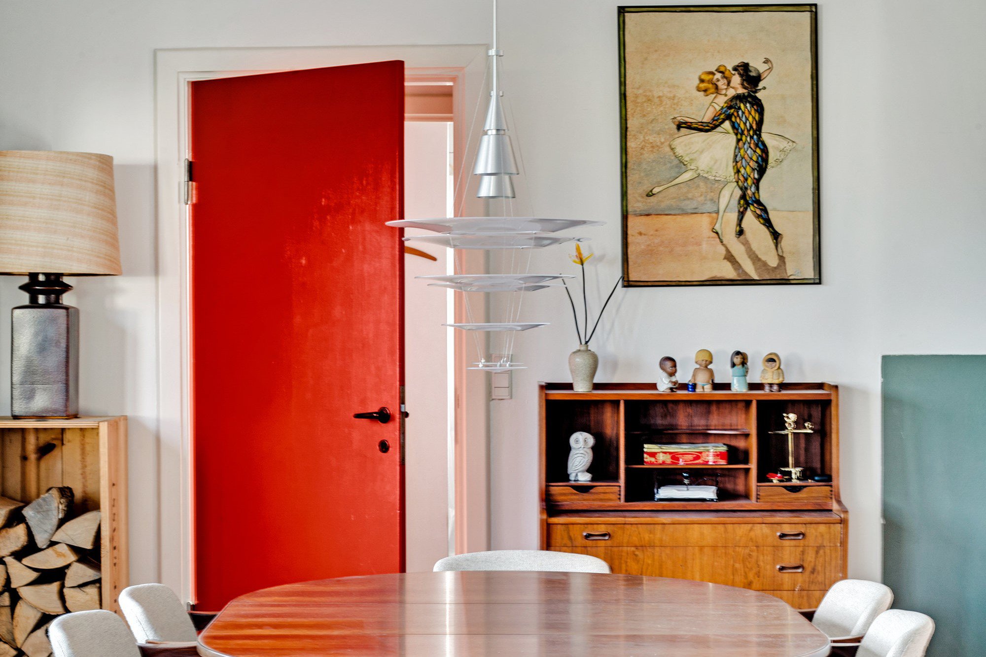 Fremhævet stue billede i fuldskærmstilstand. Billede af Højvænget 1, 3000 Helsingør