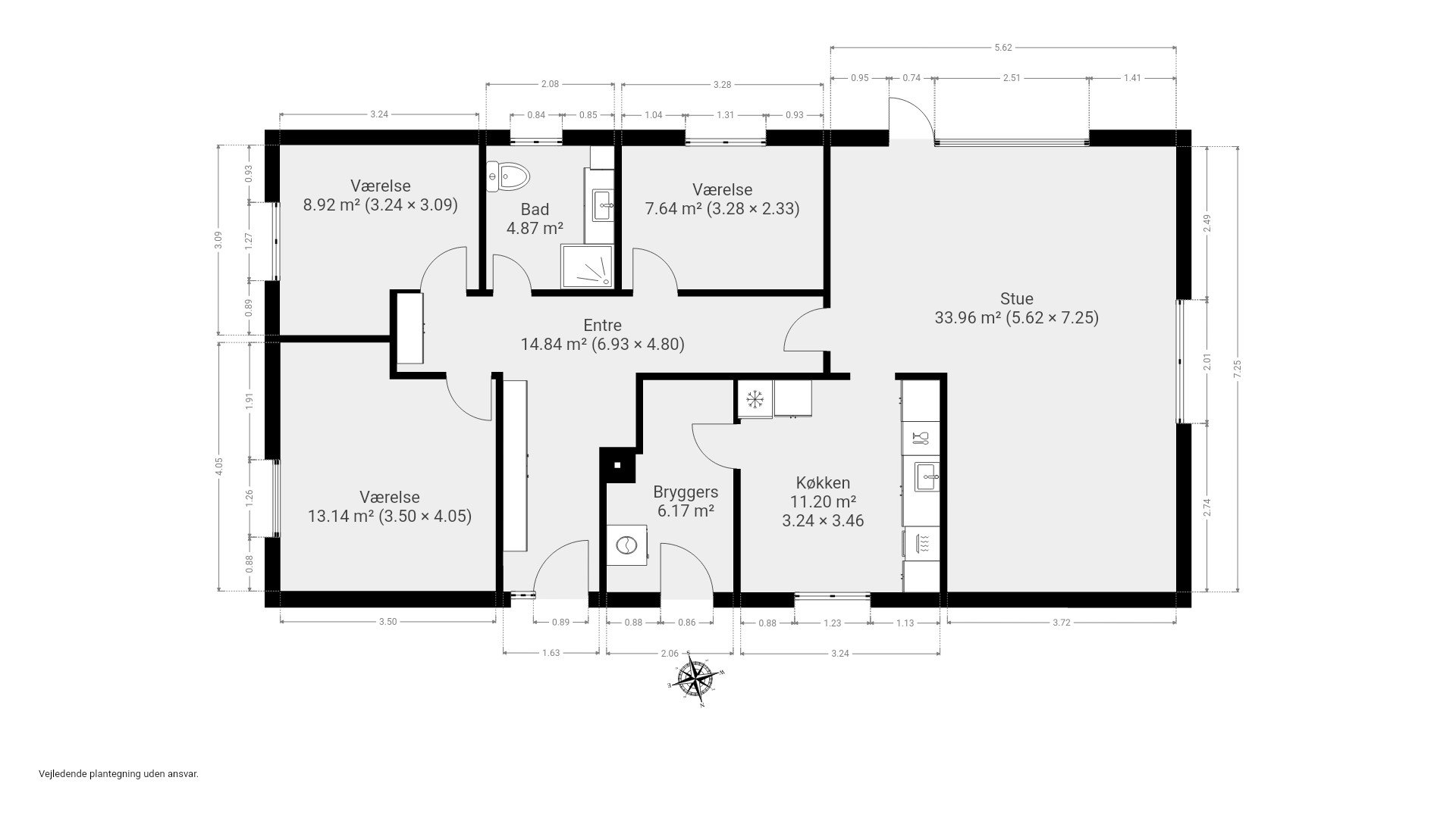 Plantegninger billede af Lindegårdsvej 17, 5642 Millinge
