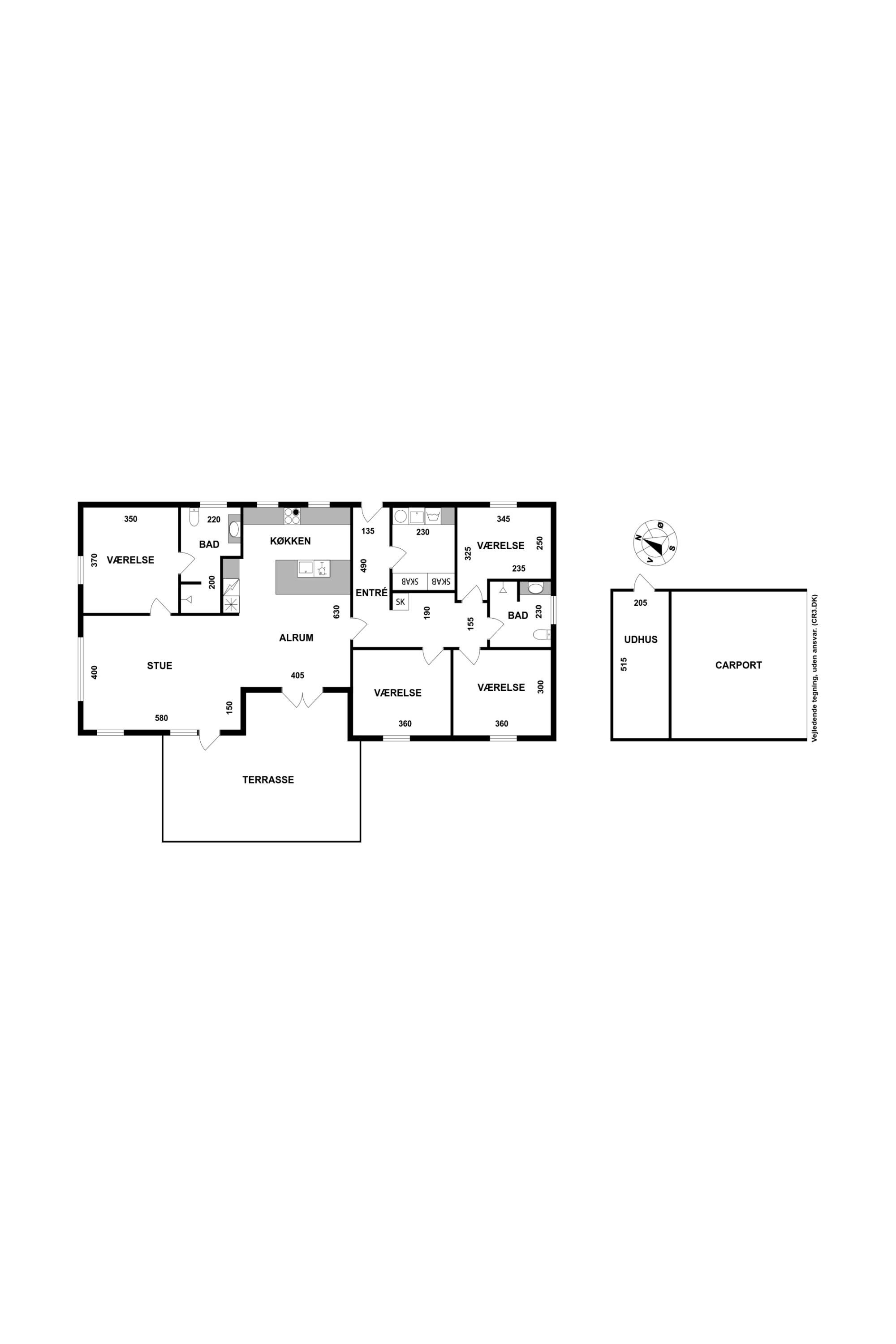 Plantegninger billede af Elmevej 1C, 4622 Havdrup