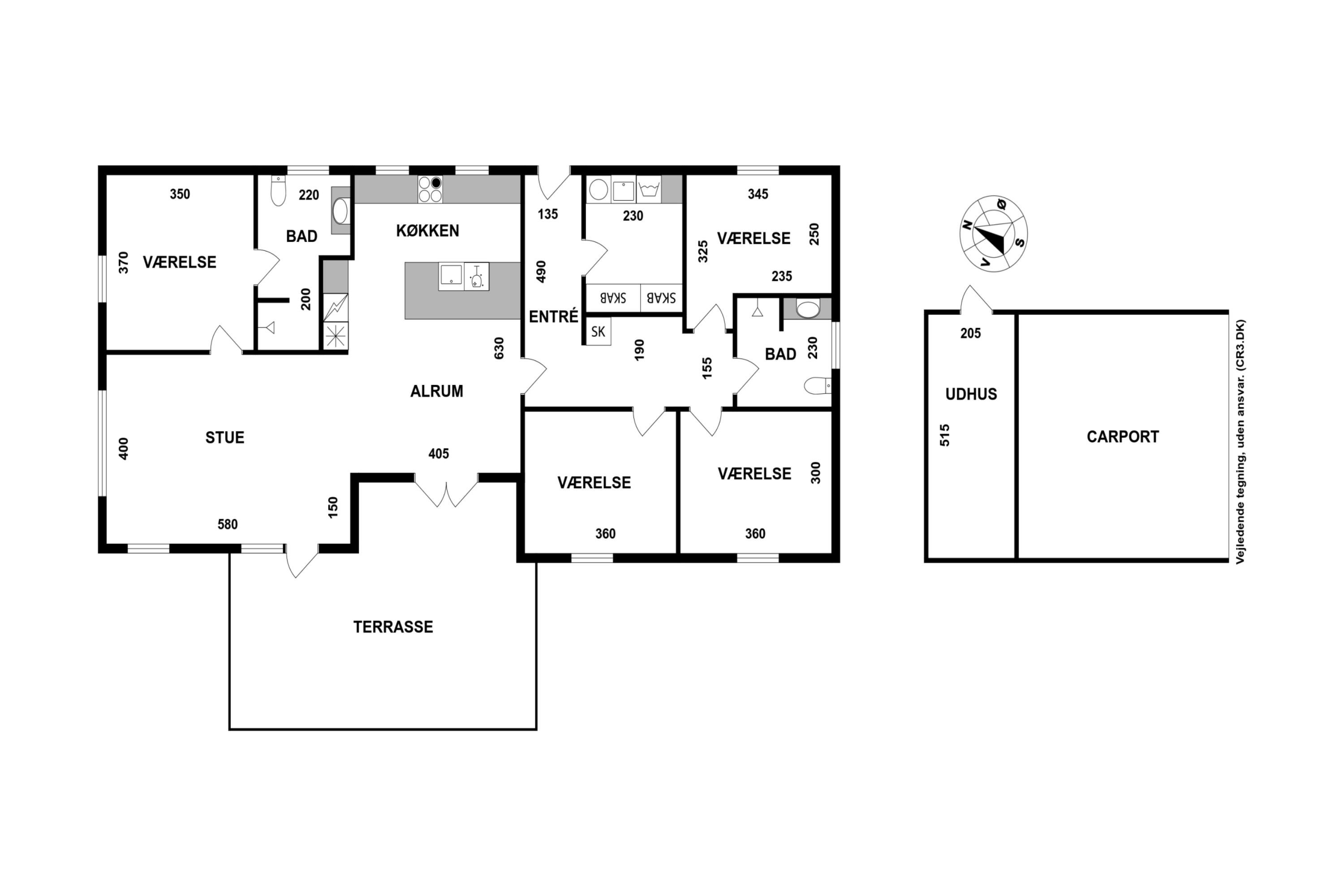 Plantegninger billede af Elmevej 1C, 4622 Havdrup