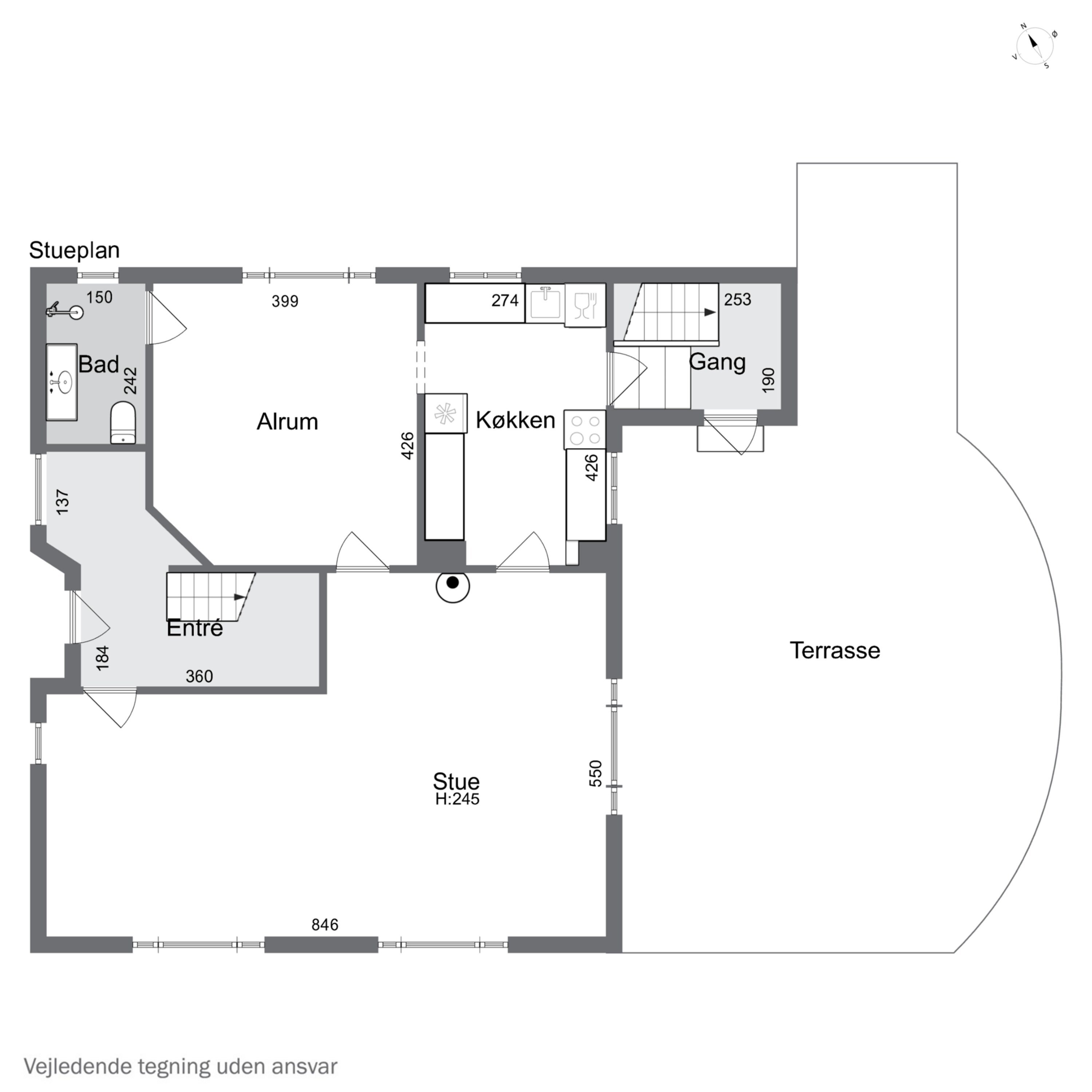 Plantegninger billede af Nyborgvej 21, 5772 Kværndrup
