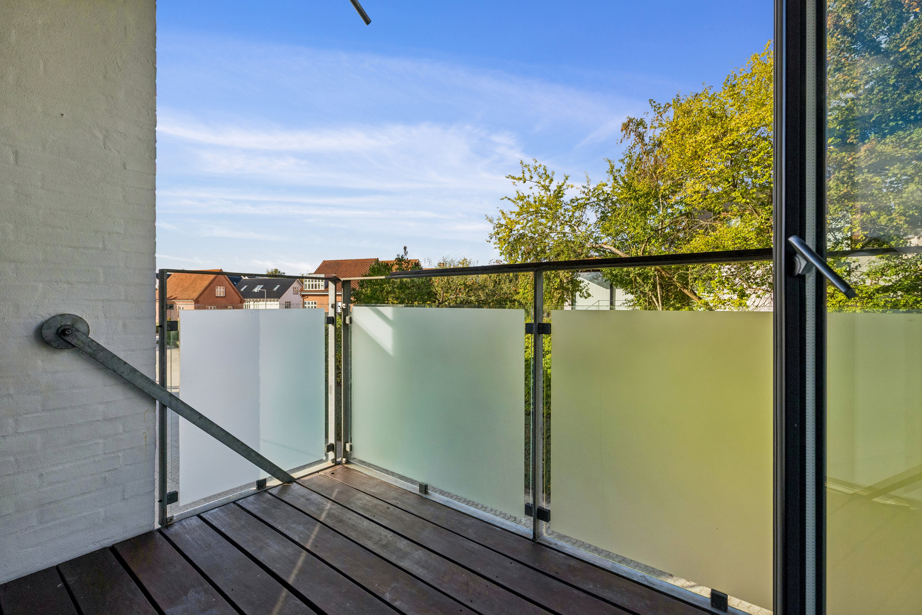 Fremhævet altan billede i fuldskærmstilstand. Billede af Nørre Alle 2B, st.. th., 8660 Skanderborg