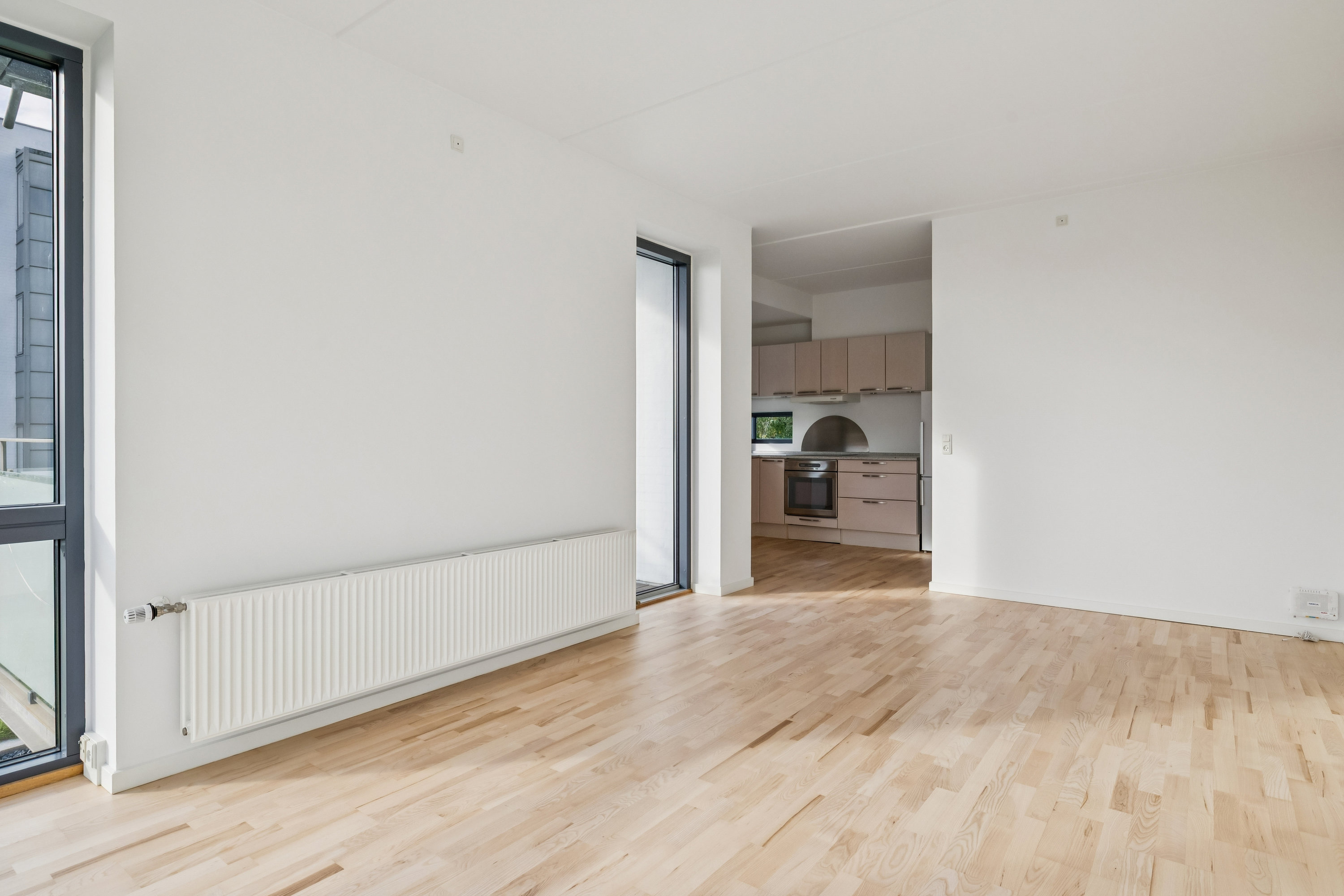 Fremhævet stue billede i fuldskærmstilstand. Billede af Nørre Alle 2B, st.. th., 8660 Skanderborg