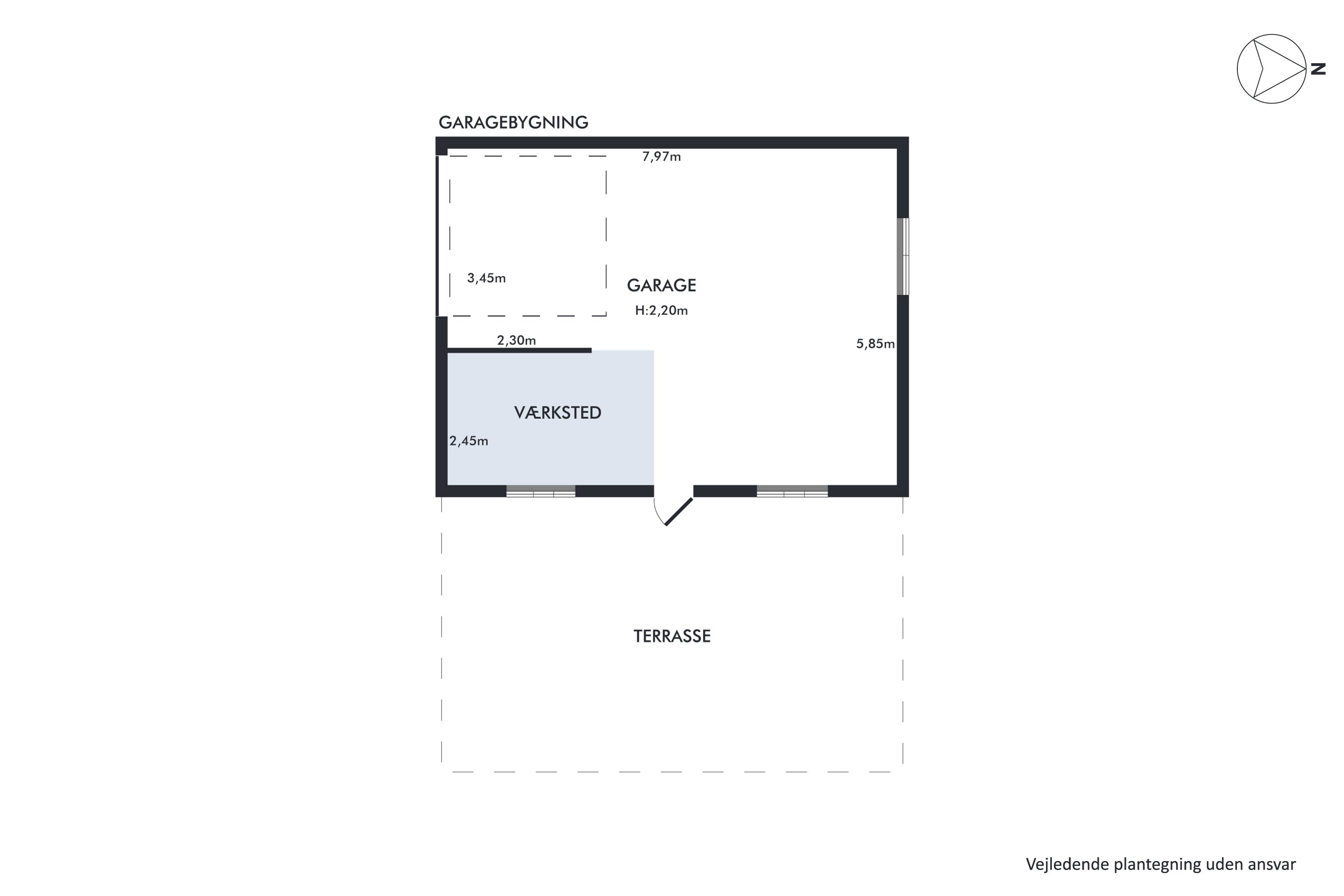 Plantegninger billede af Klokkerholm 5, Vistoft, 8420 Knebel