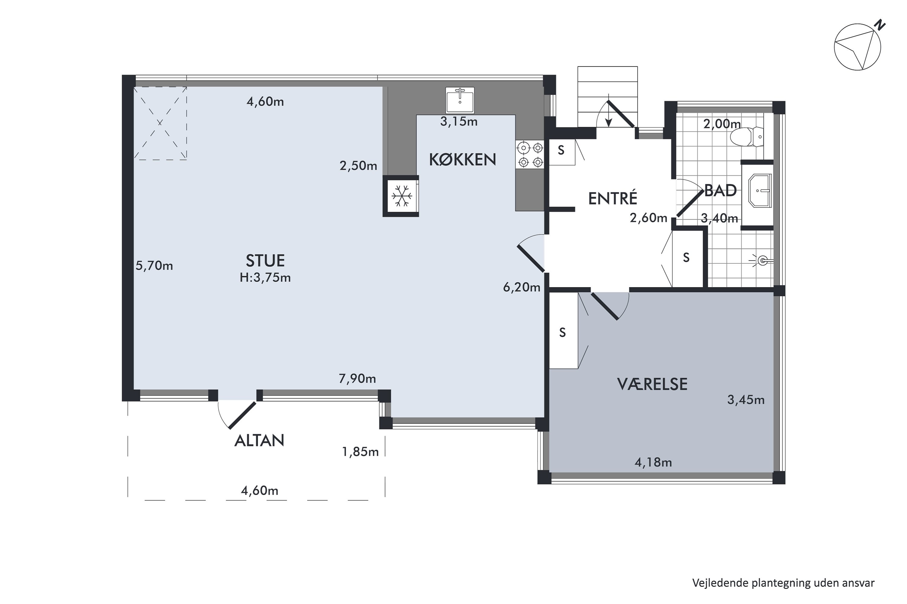 Plantegninger billede af Dianas Have 32, 2970 Hørsholm