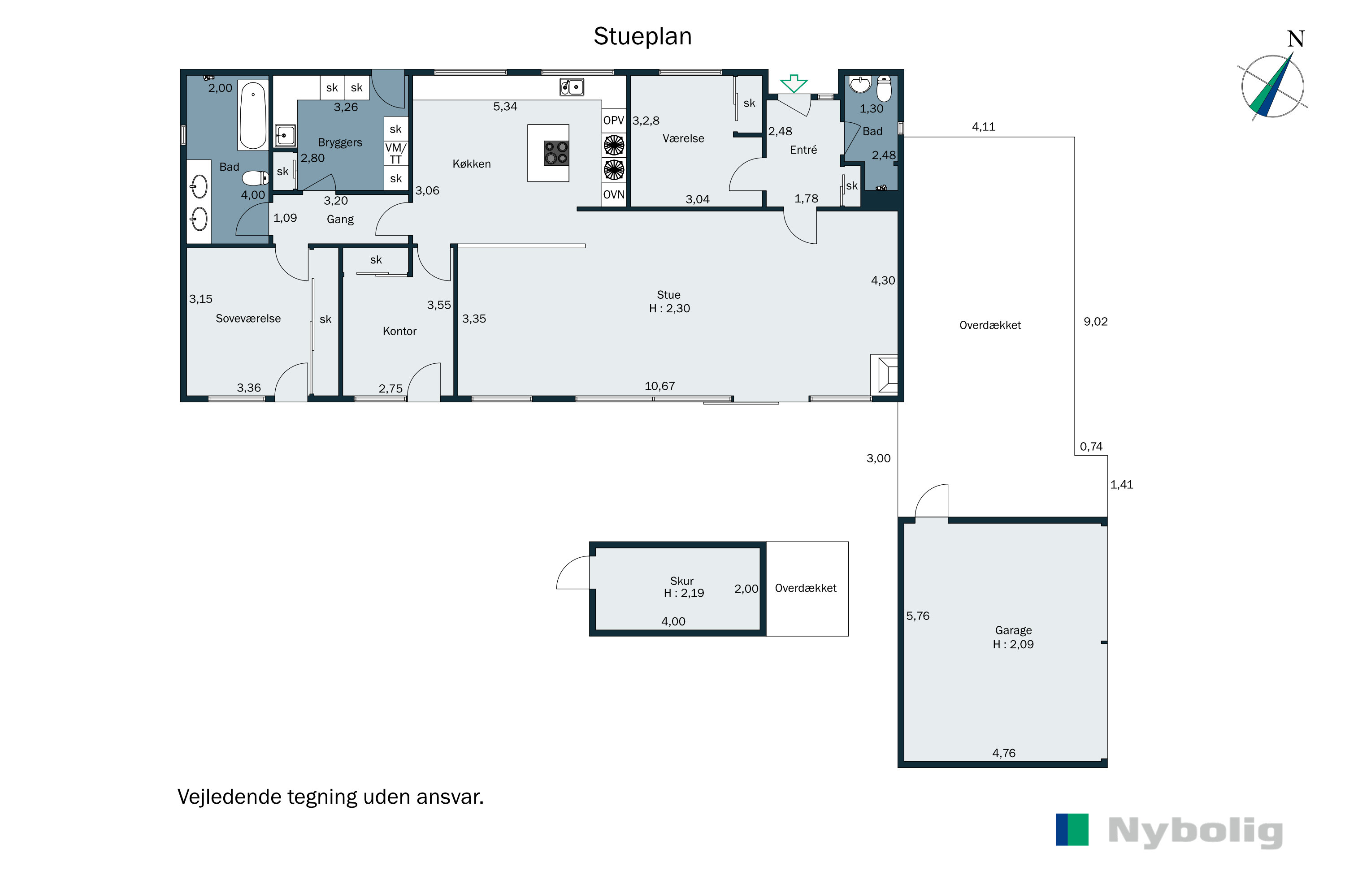 Plantegninger billede af Enrumvej 49, 2950 Vedbæk