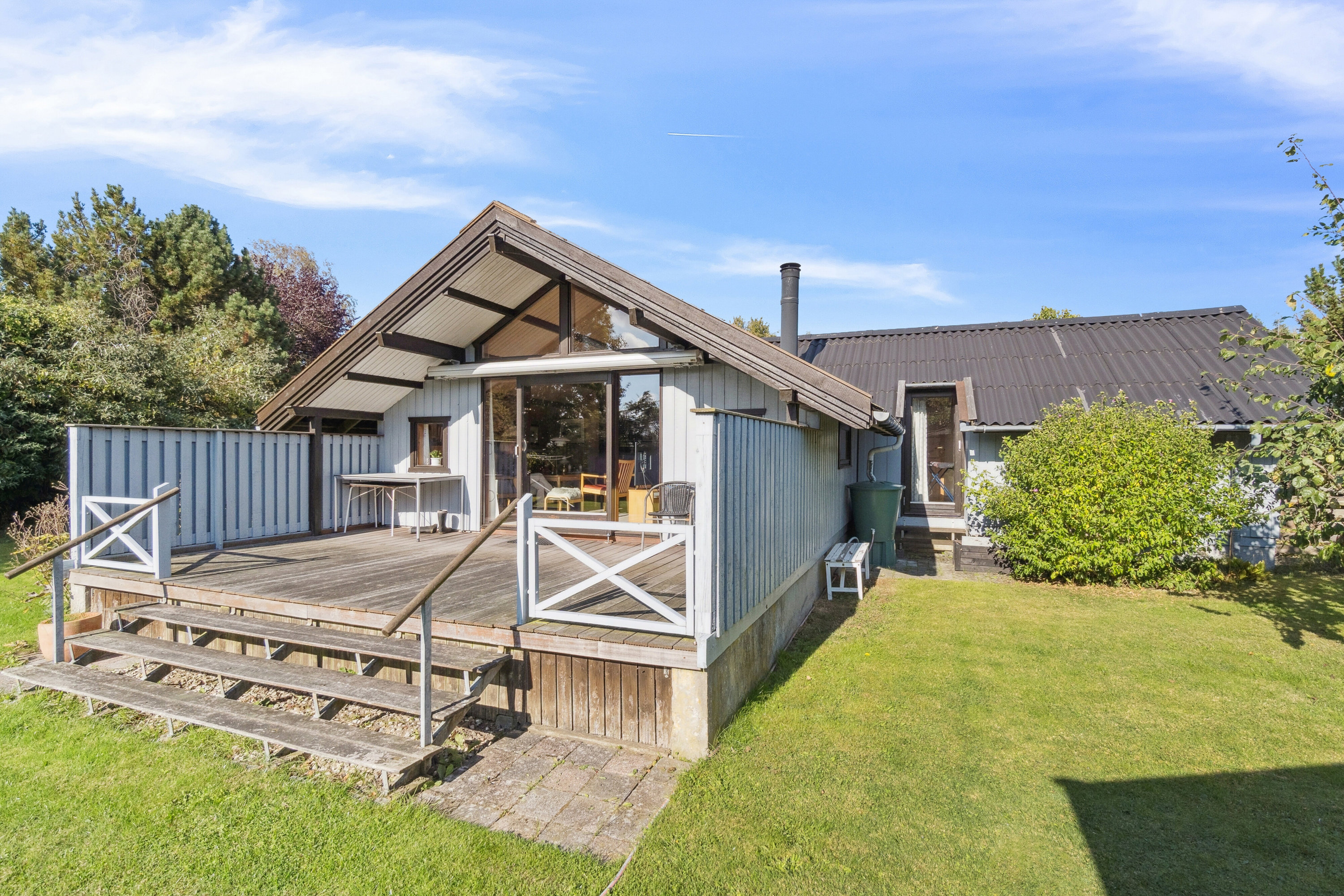 Fremhævet set fra haven billede i fuldskærmstilstand. Billede af Strandlystvej 32, Store Havelse Strand, 3310 Ølsted