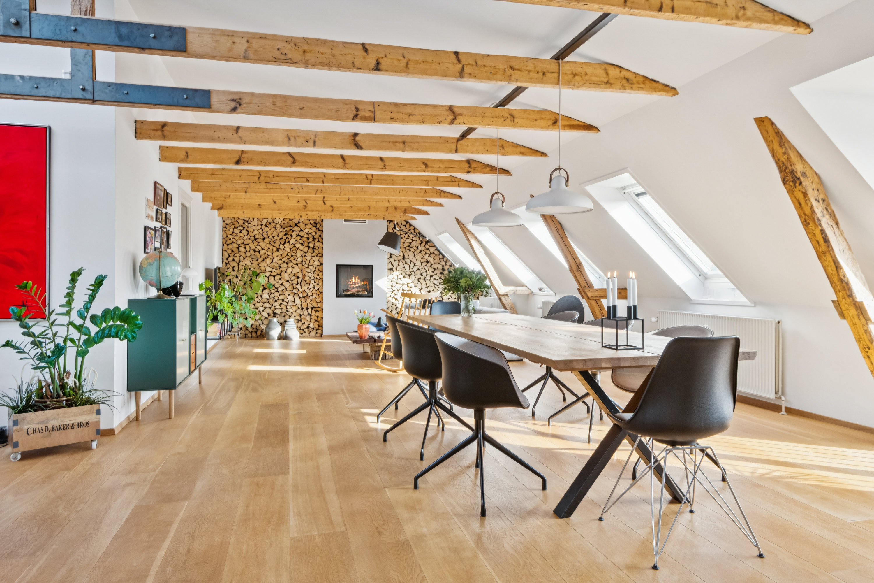 Fremhævet stue billede i fuldskærmstilstand. Billede af Kattesundet 21, 3. th., 9000 Aalborg