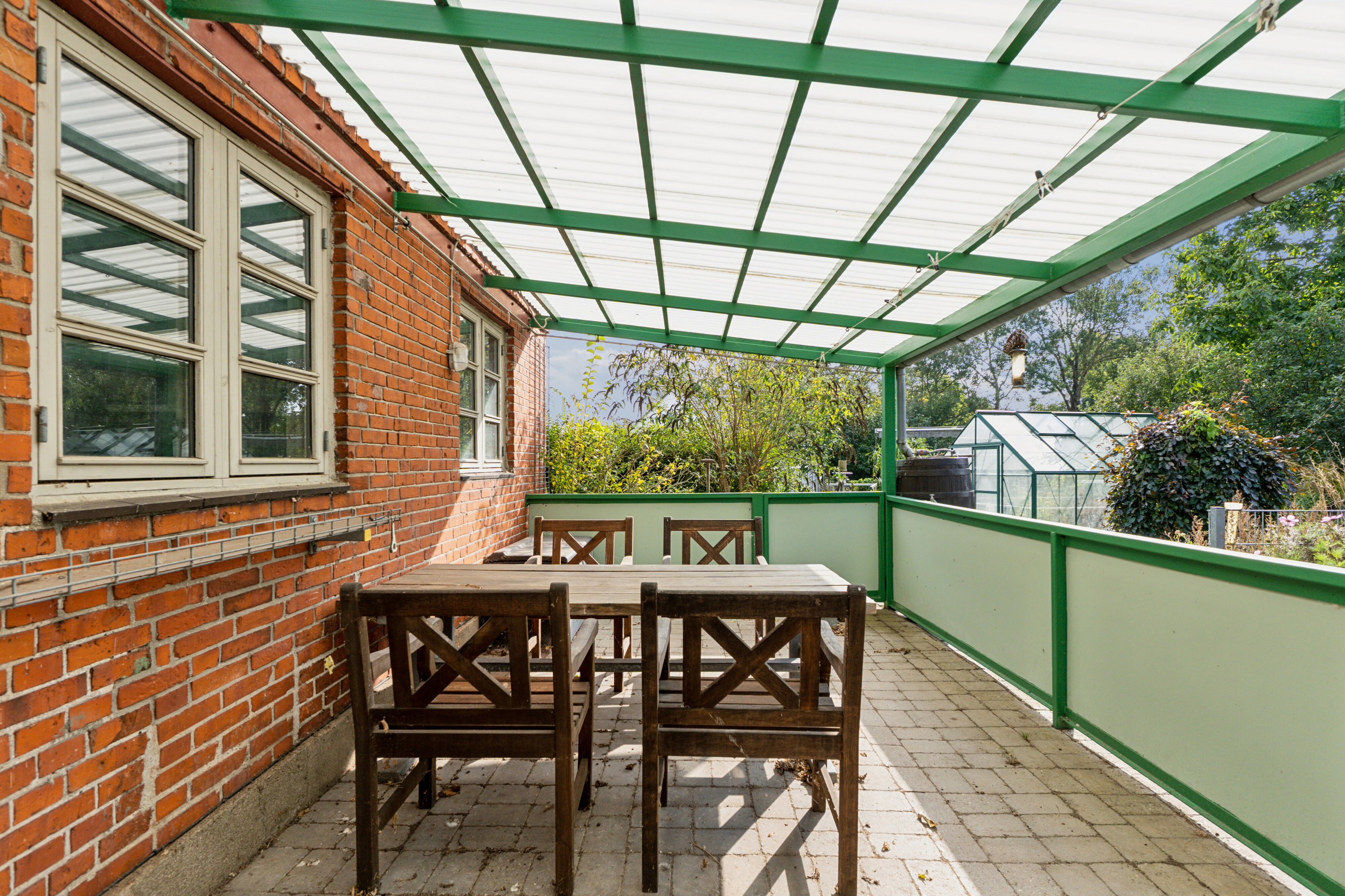 Fremhævet overdækket terrasse billede i fuldskærmstilstand. Billede af Bogensevej 358, Næsbyhoved-Broby, 5270 Odense N