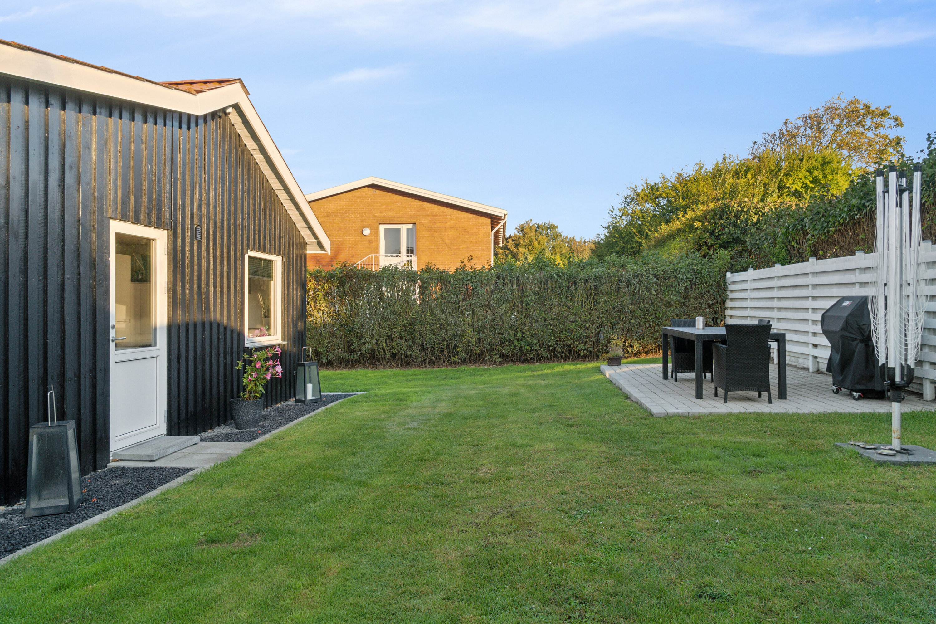 Fremhævet set fra haven billede i fuldskærmstilstand. Billede af Bildsøvej 149, Næsby Strand, 4200 Slagelse