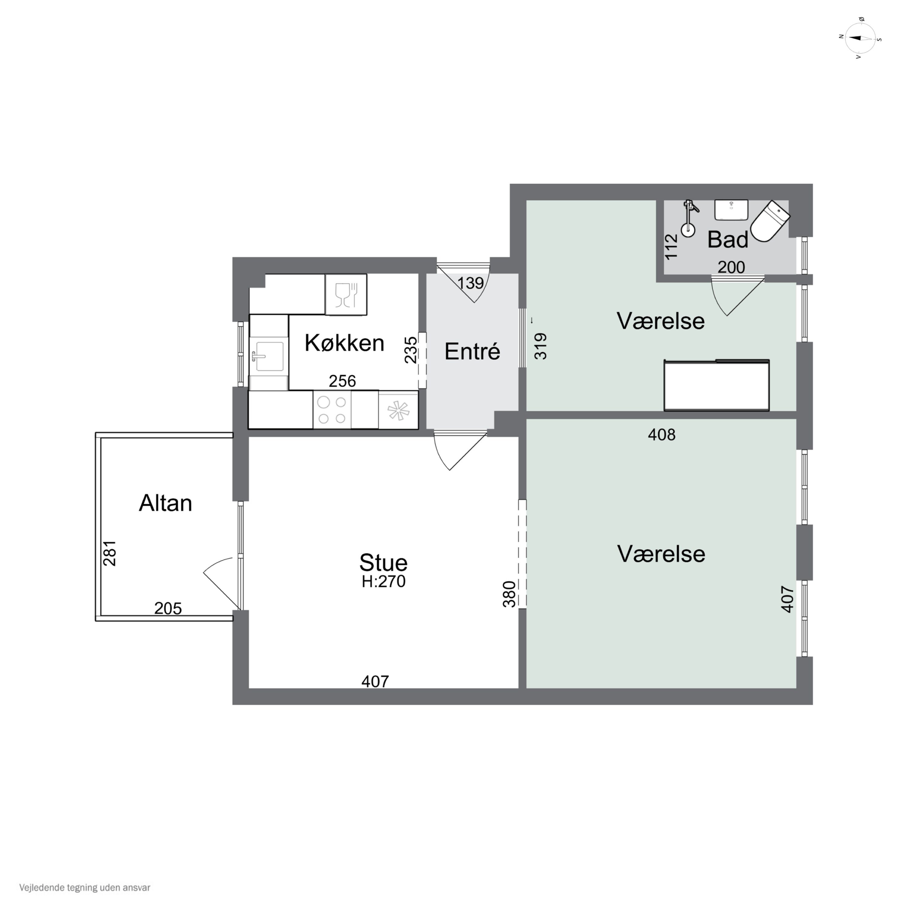 Plantegninger billede af Søgade 28, st.. + kælder., Centrum, 8600 Silkeborg
