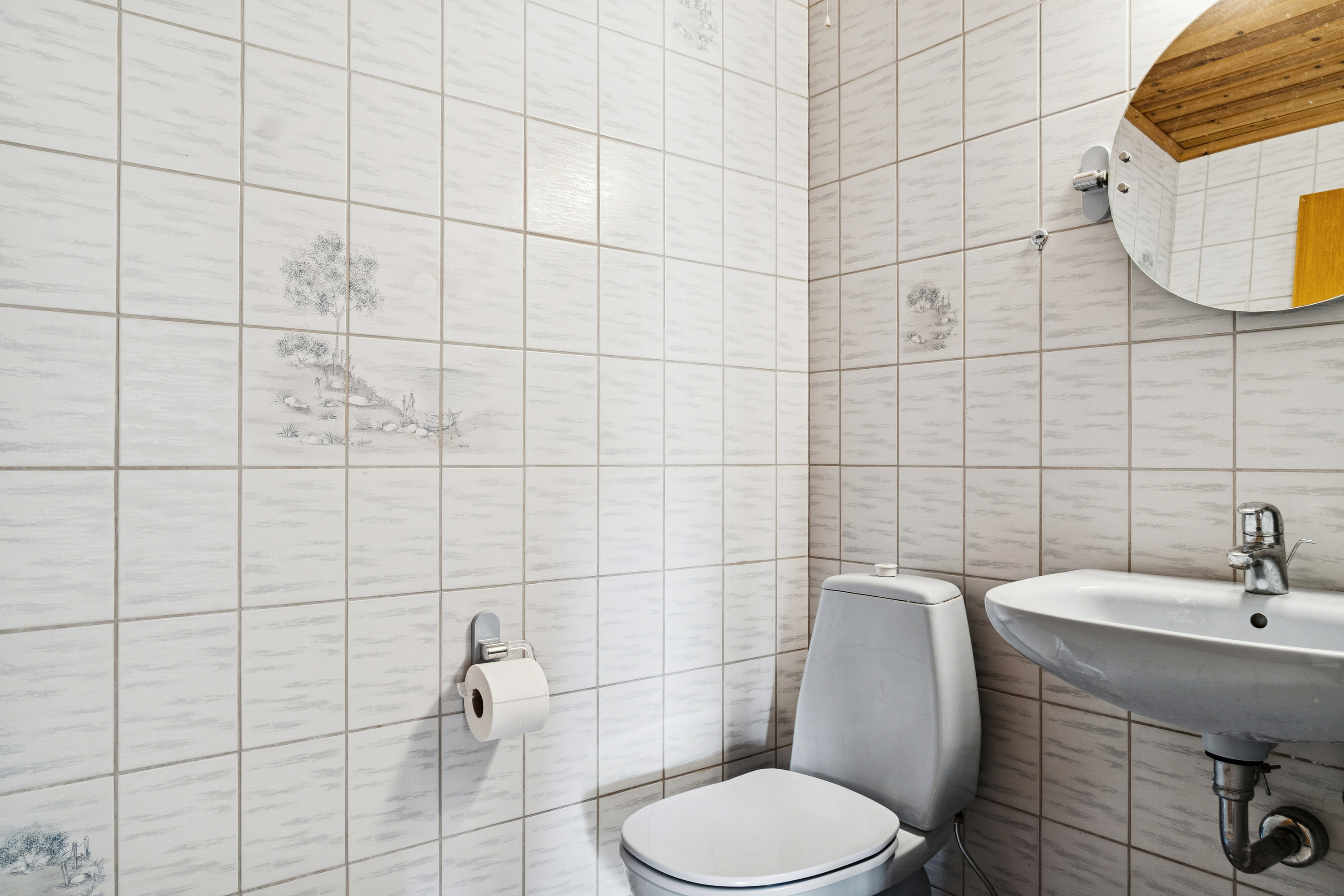 Fremhævet badeværelse billede i fuldskærmstilstand. Billede af Thorshøjvej 7, 4500 Nykøbing Sj