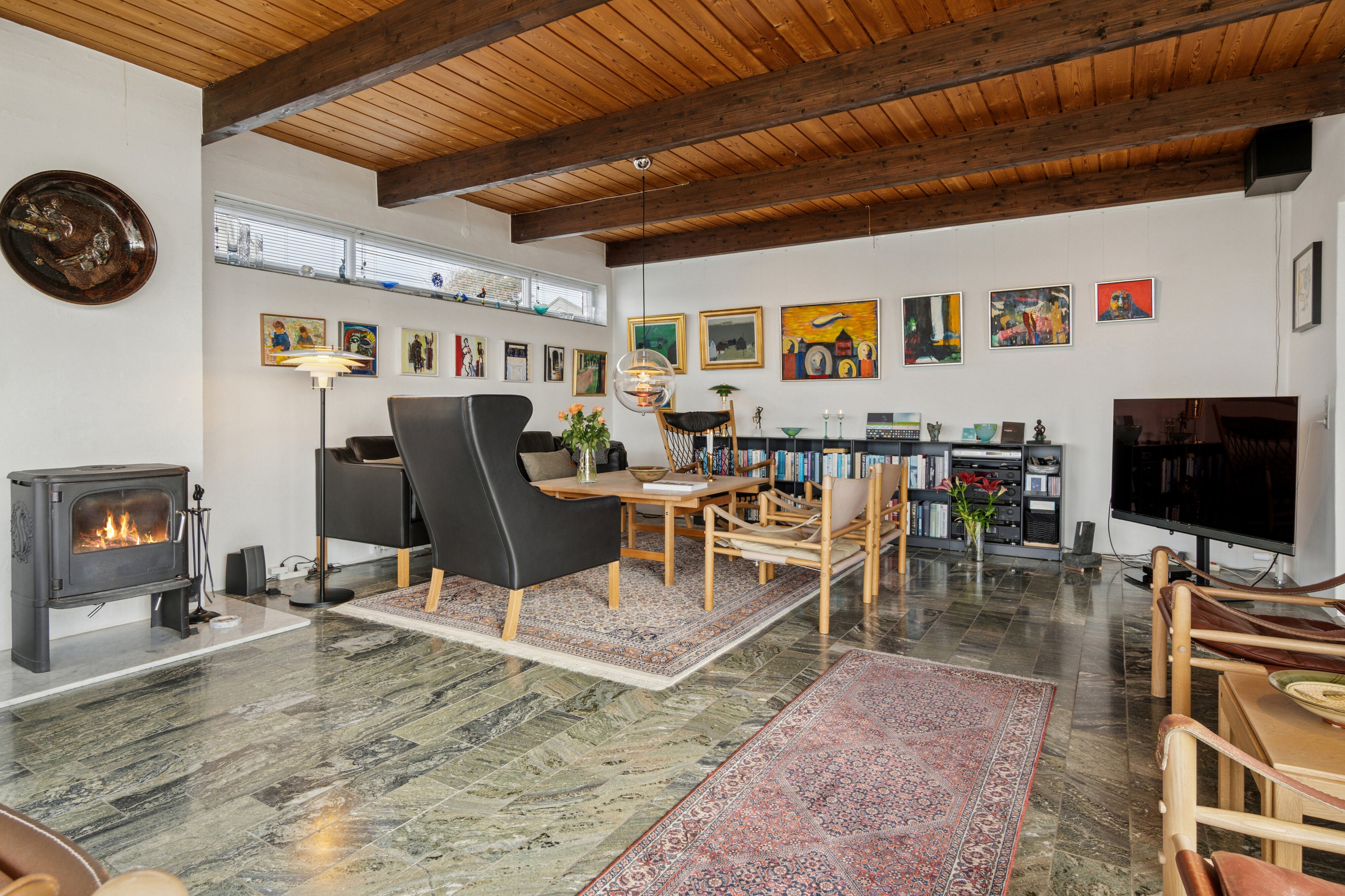 Fremhævet stue billede i fuldskærmstilstand. Billede af Johnsens Alle 34, 7700 Thisted