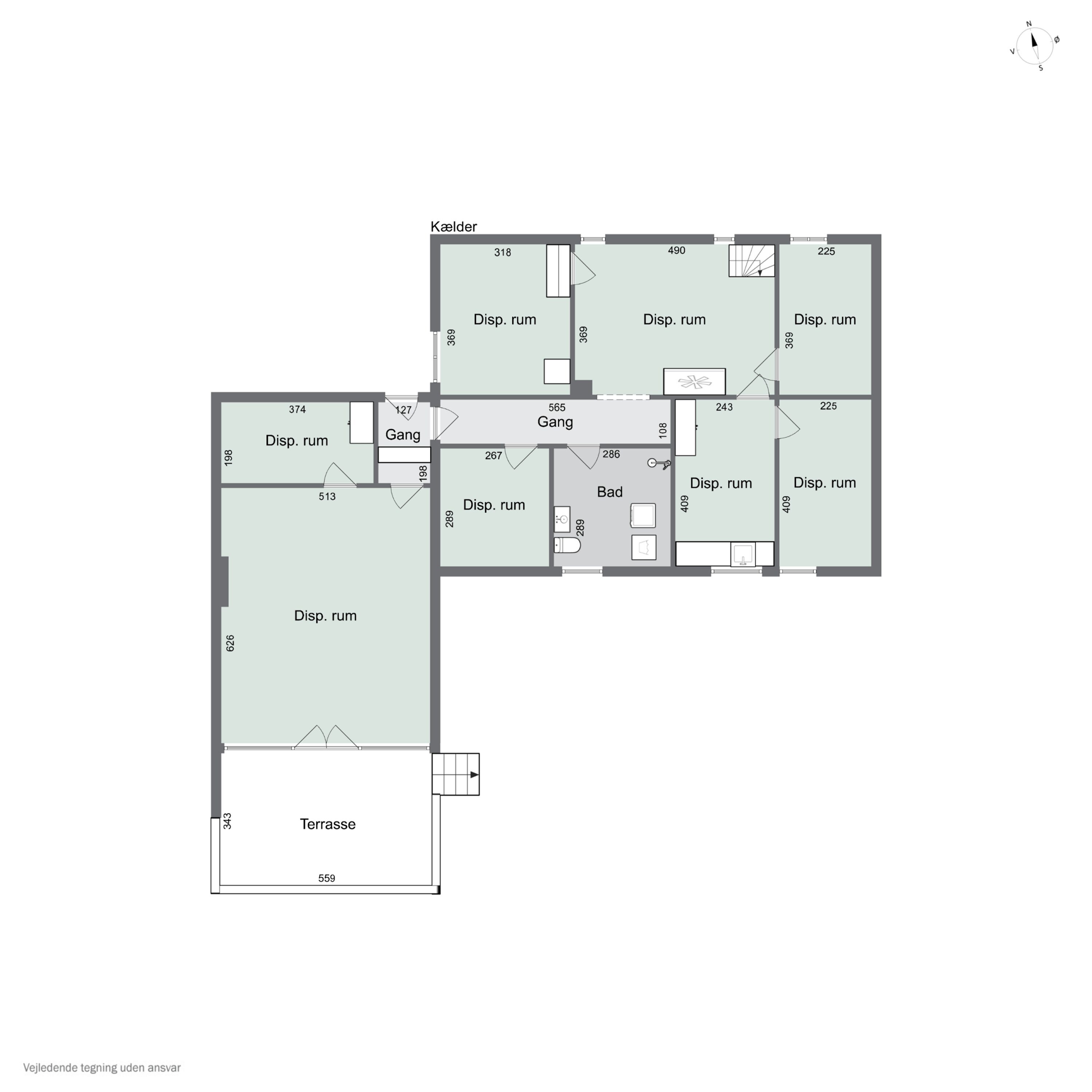 Plantegninger billede af Johnsens Alle 34, 7700 Thisted