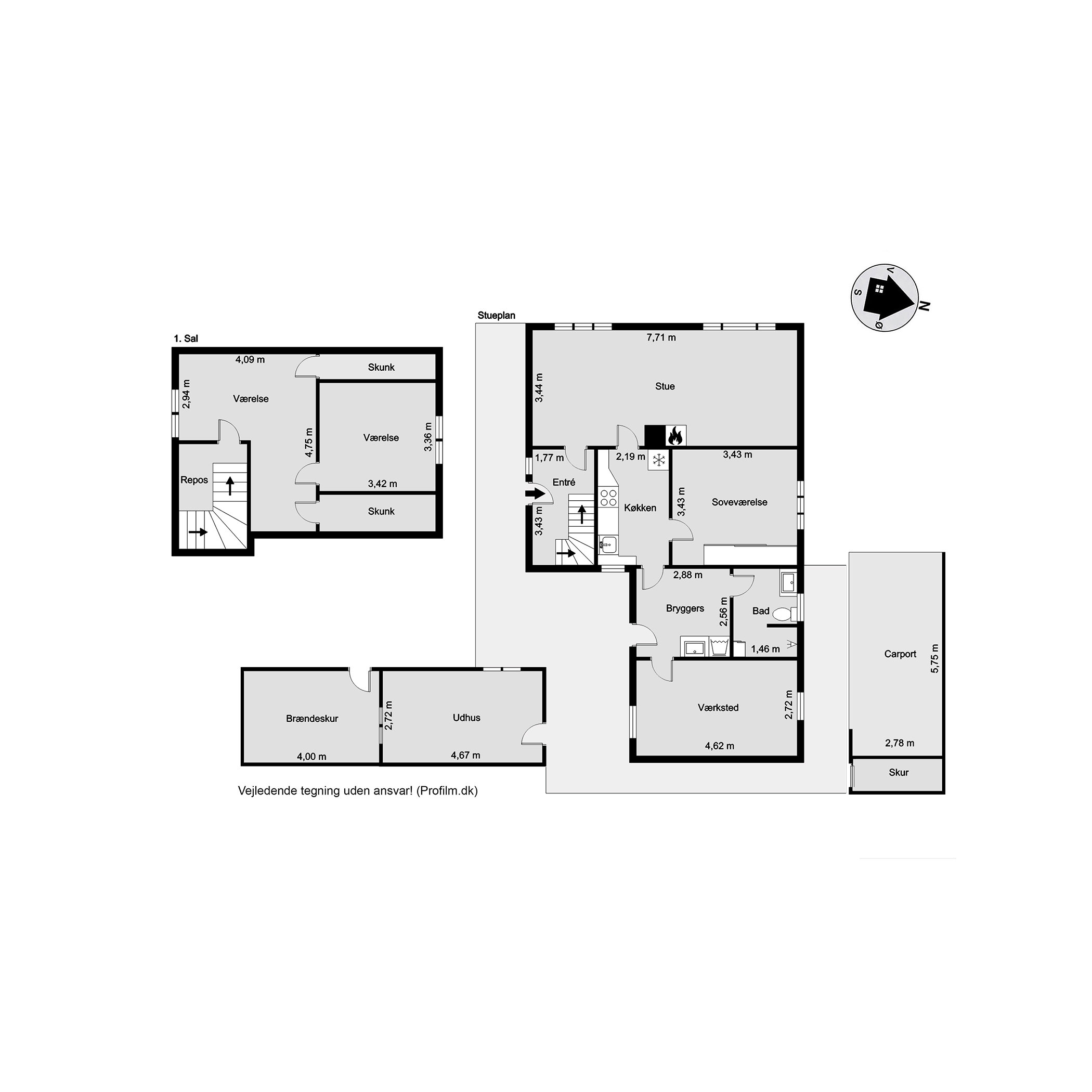 Plantegninger billede af Drenderupvej 10, Ødis Bramdr, 6580 Vamdrup