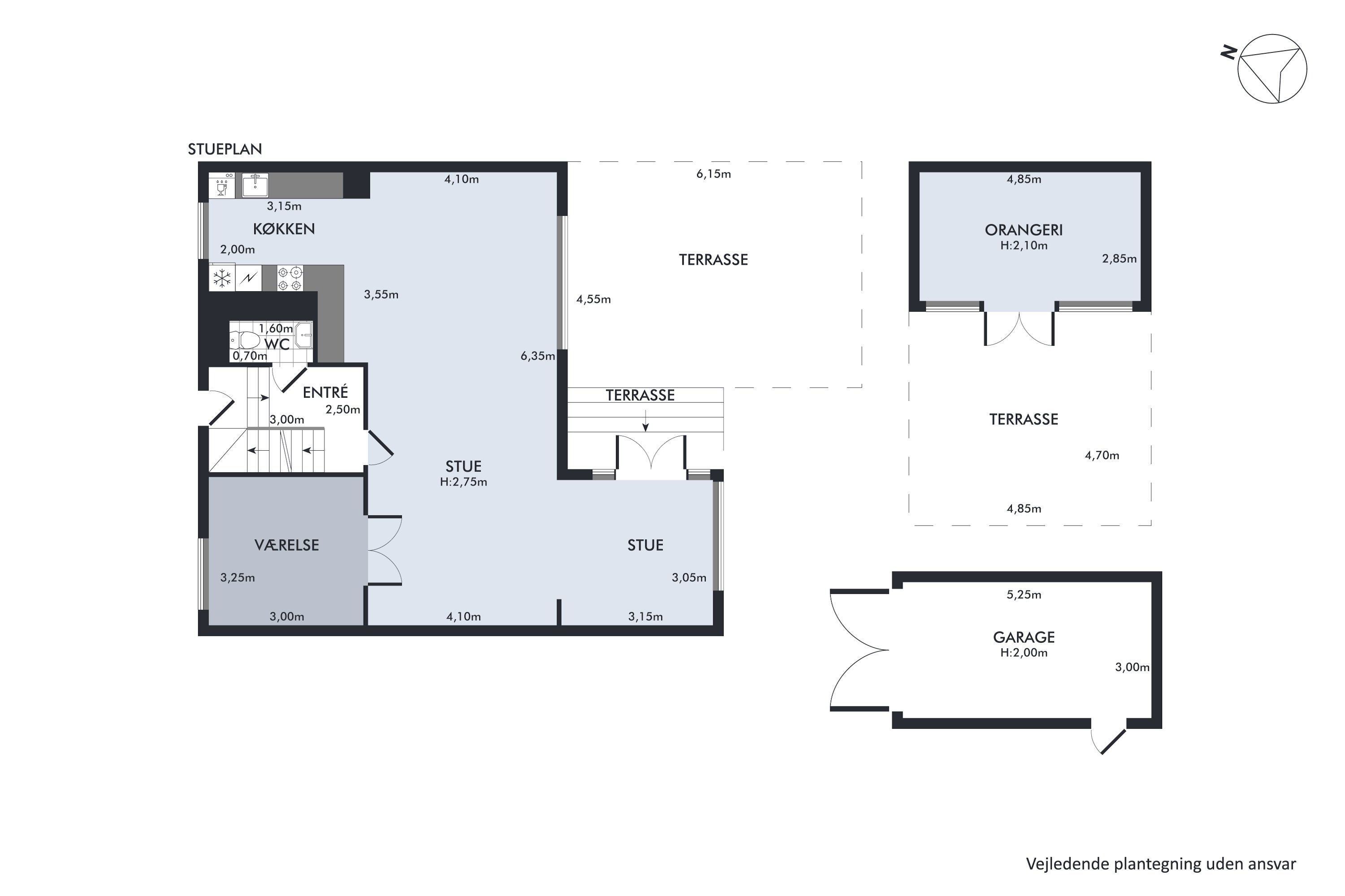 Plantegninger billede af Svanevænget 8, 2100 København Ø