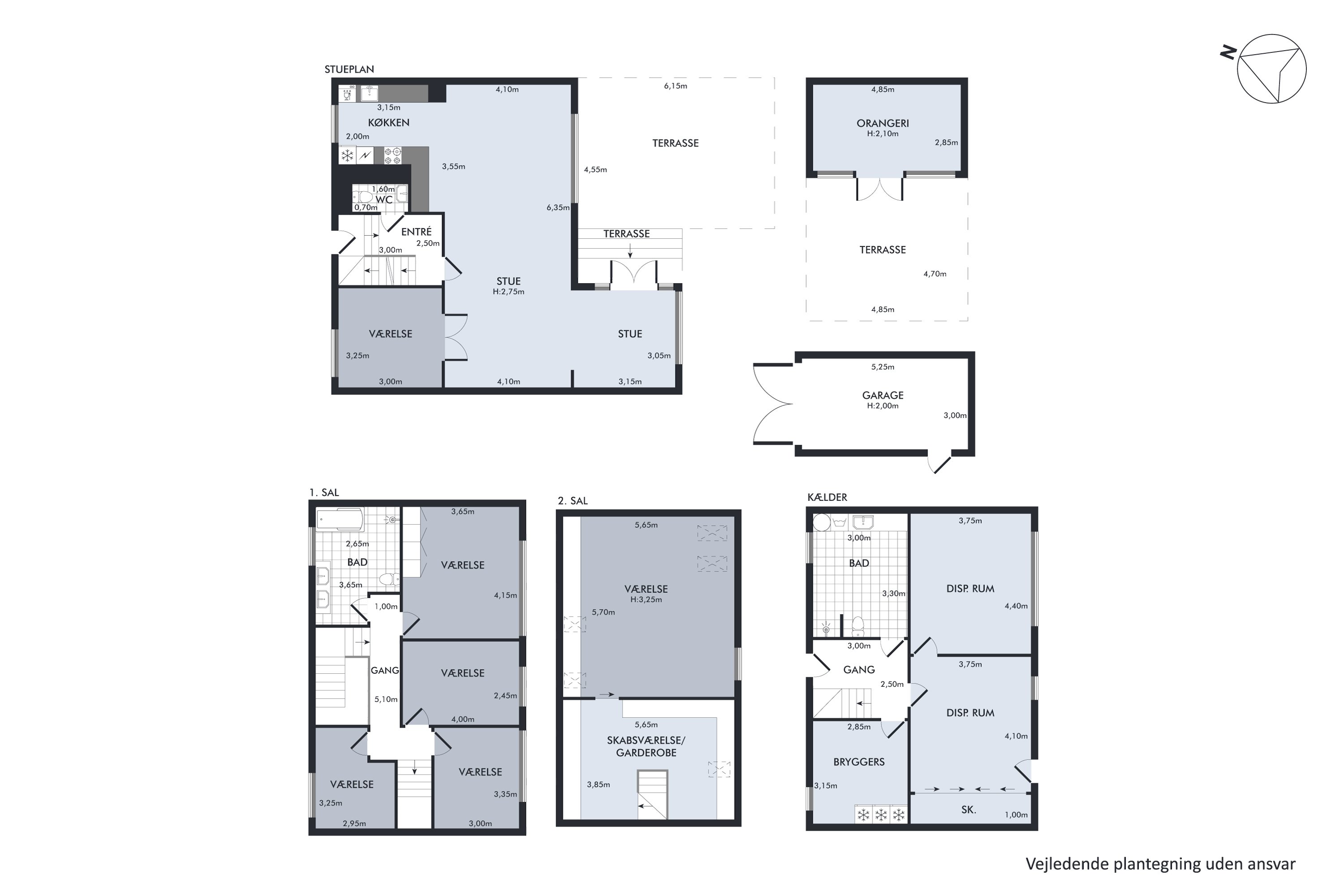 Plantegninger billede af Svanevænget 8, 2100 København Ø