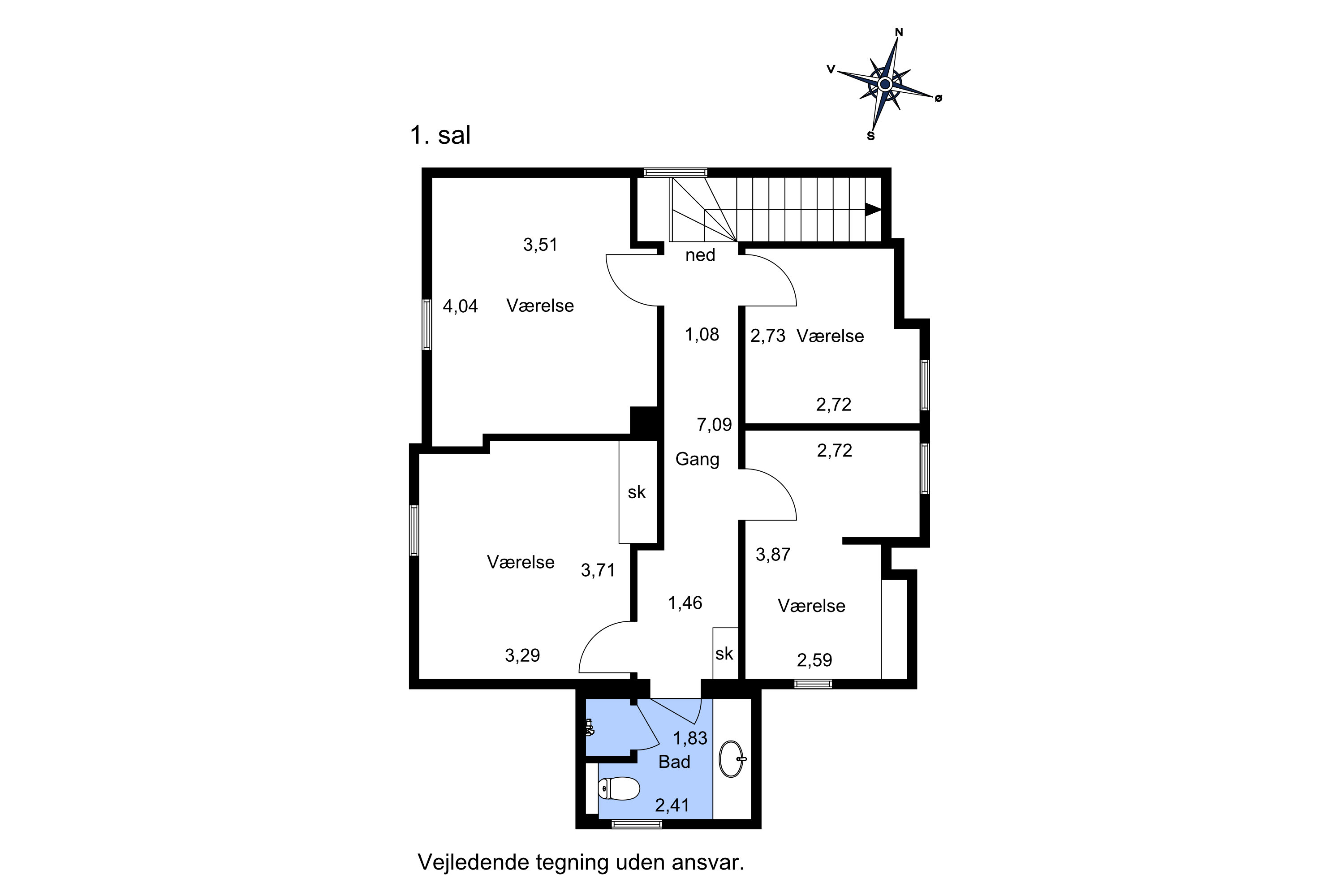 Plantegninger billede af Svend Trøst Vej 16, 8960 Randers SØ