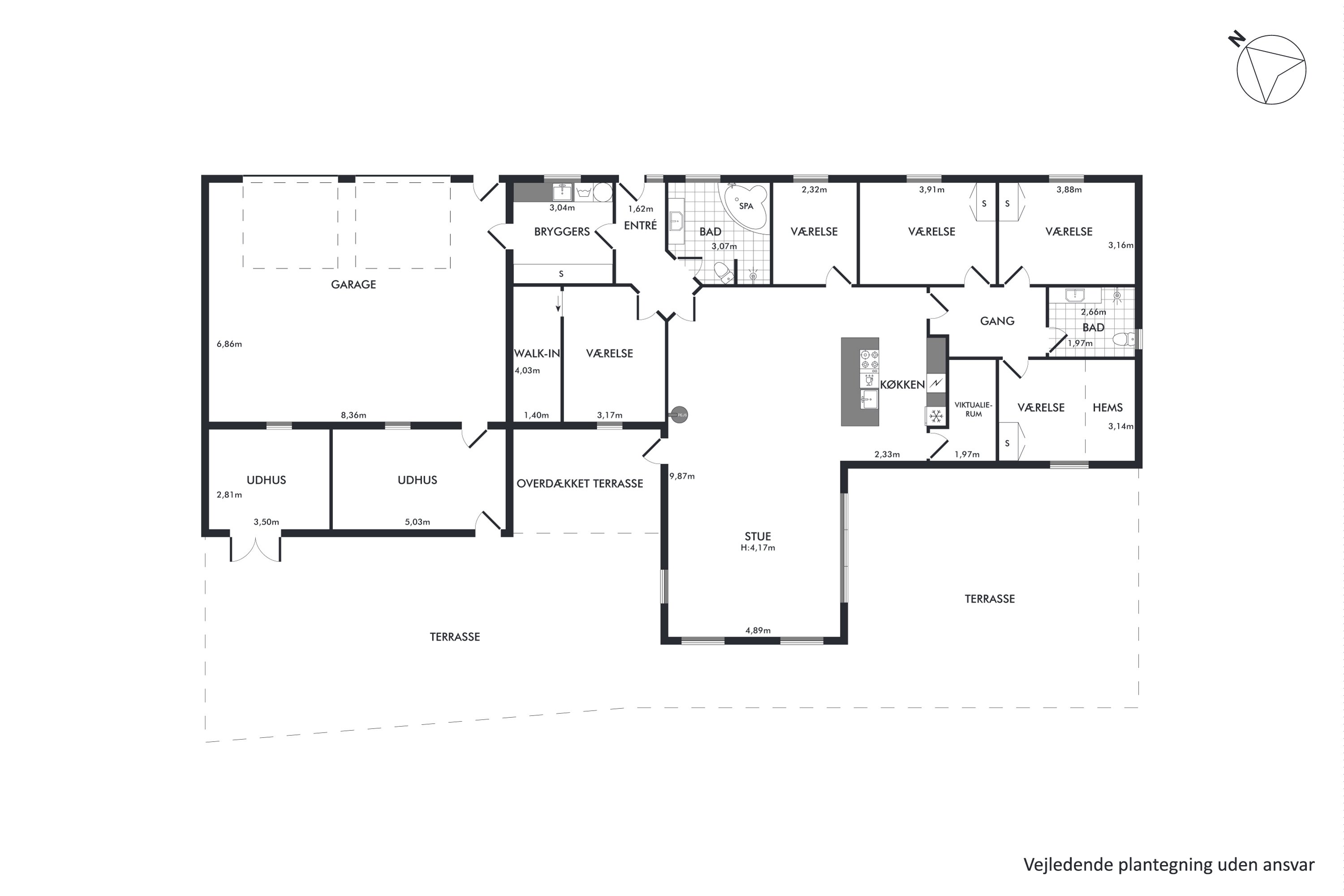 Plantegninger billede af Nørreballe 58, 8832 Skals