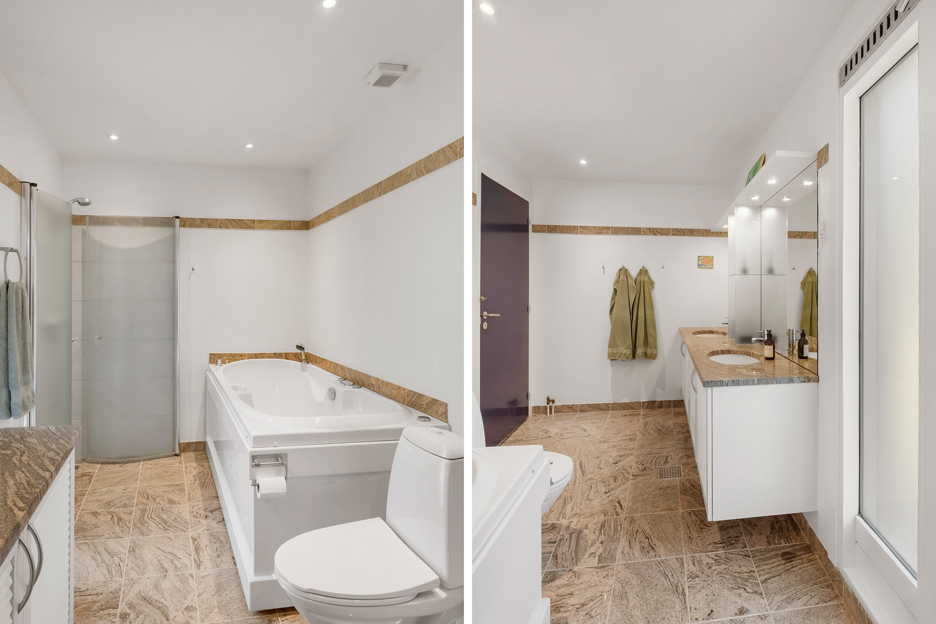 Fremhævet badeværelse billede i fuldskærmstilstand. Billede af Enrumvej 49, 2950 Vedbæk