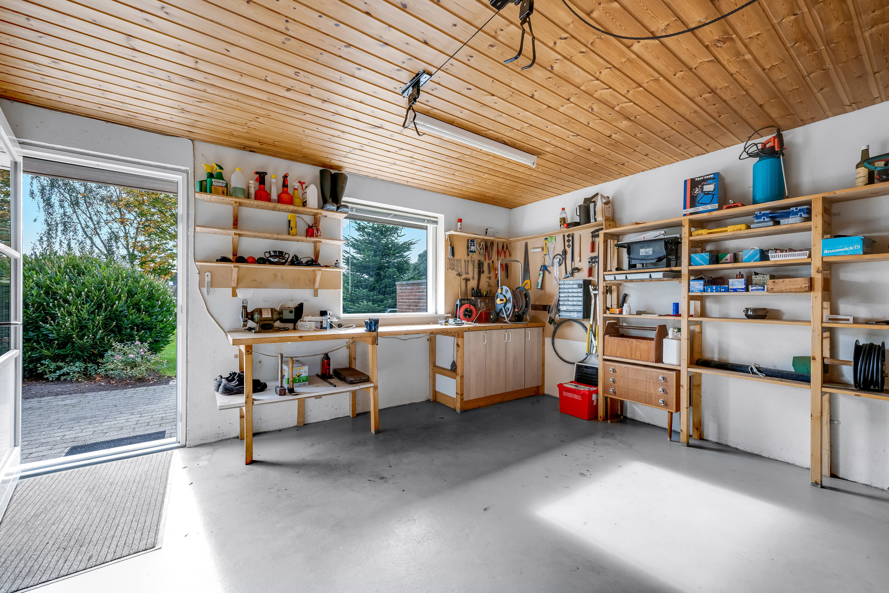 Fremhævet værksted billede i fuldskærmstilstand. Billede af Gyvelvænget 13, 6920 Videbæk