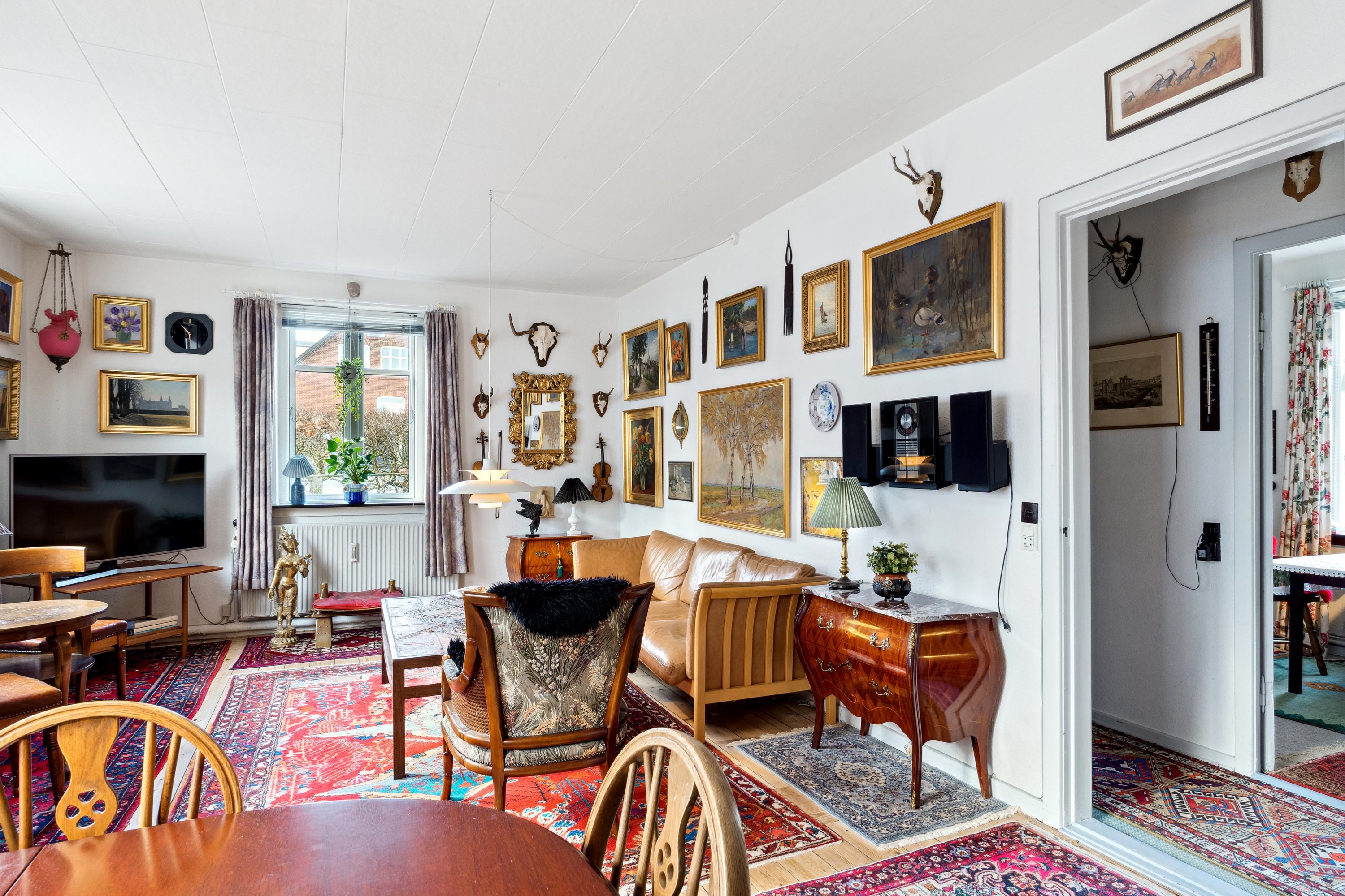 Fremhævet stue billede i fuldskærmstilstand. Billede af Godthåbsvej 9, 7800 Skive