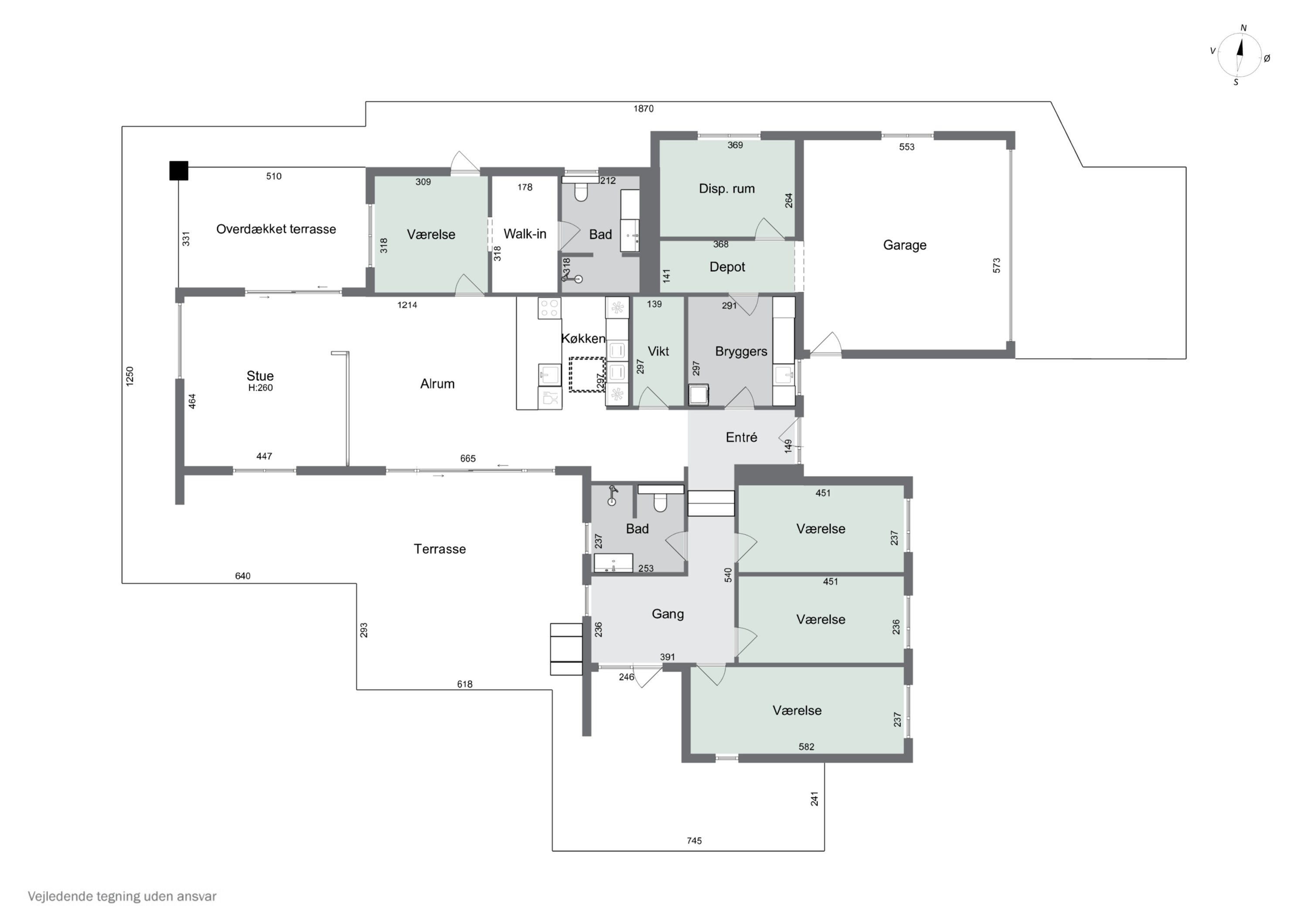 Plantegninger billede af Gubsøhøjen 15, 8600 Silkeborg