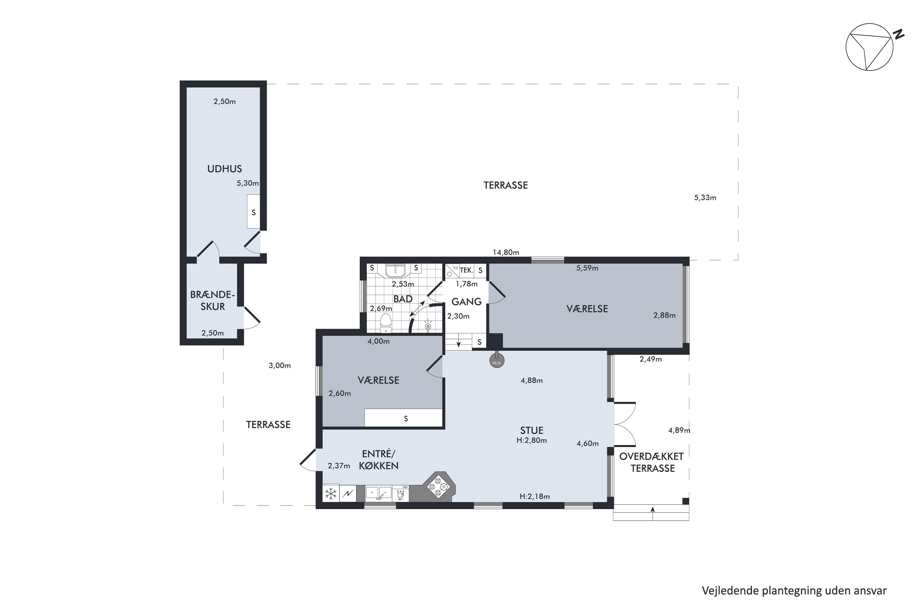 Plantegninger billede af Kystvejen 122, Strøby Egede, 4600 Køge