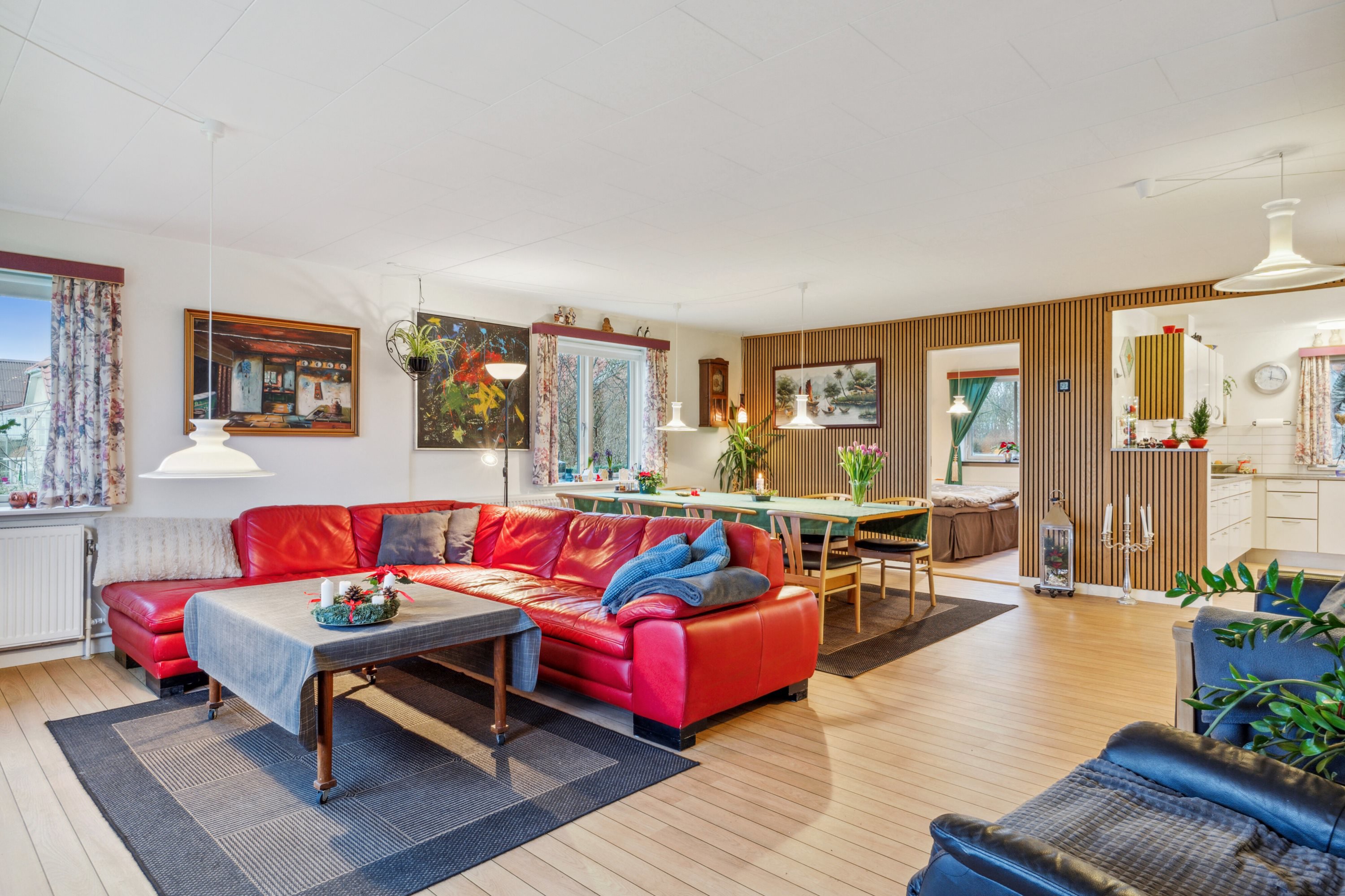 Fremhævet stue billede i fuldskærmstilstand. Billede af Skippergade 14, Øsløs, 7742 Vesløs