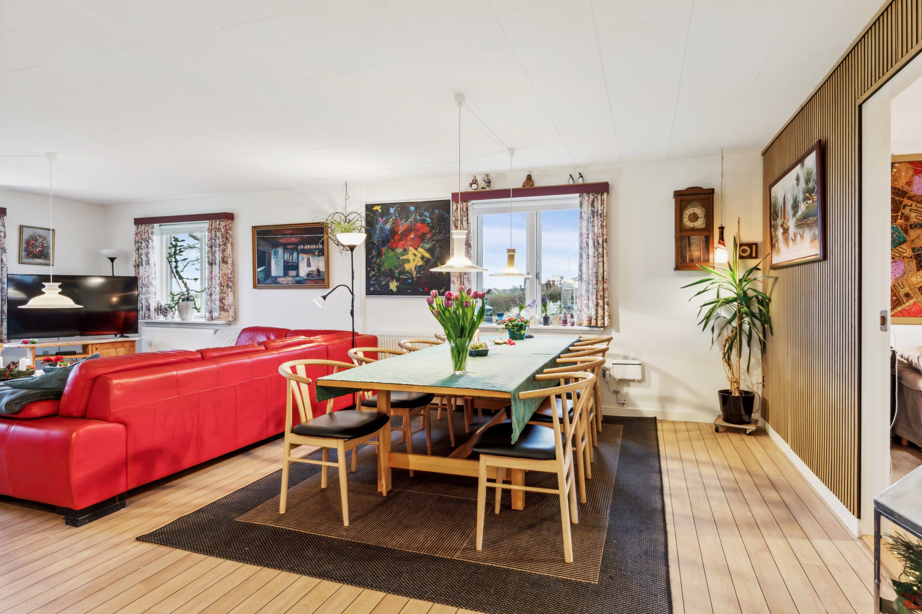 Fremhævet stue billede i fuldskærmstilstand. Billede af Skippergade 14, Øsløs, 7742 Vesløs