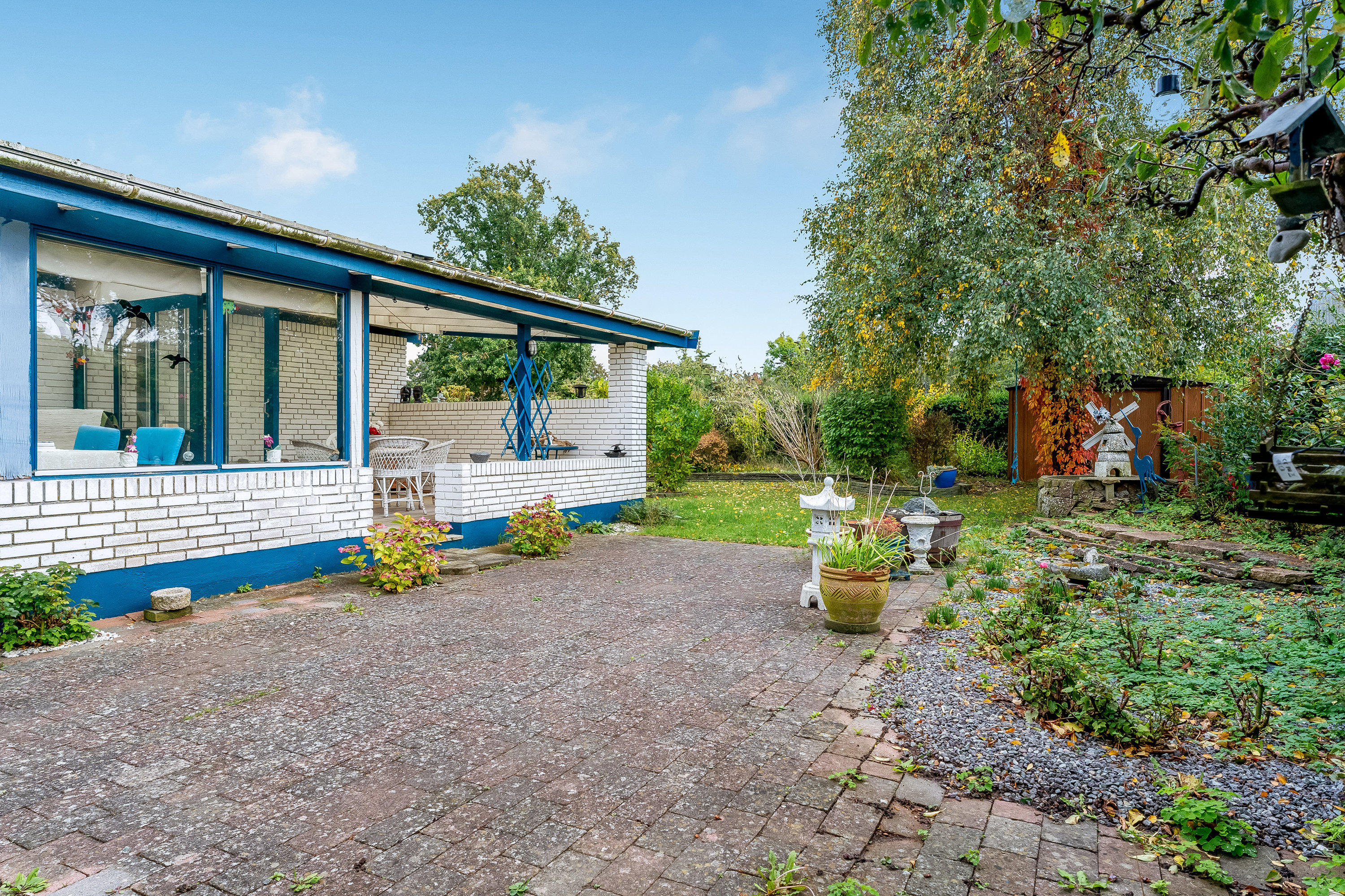 Fremhævet terrasse billede i fuldskærmstilstand. Billede af Mågevej 19, Rødbyhavn, 4970 Rødby