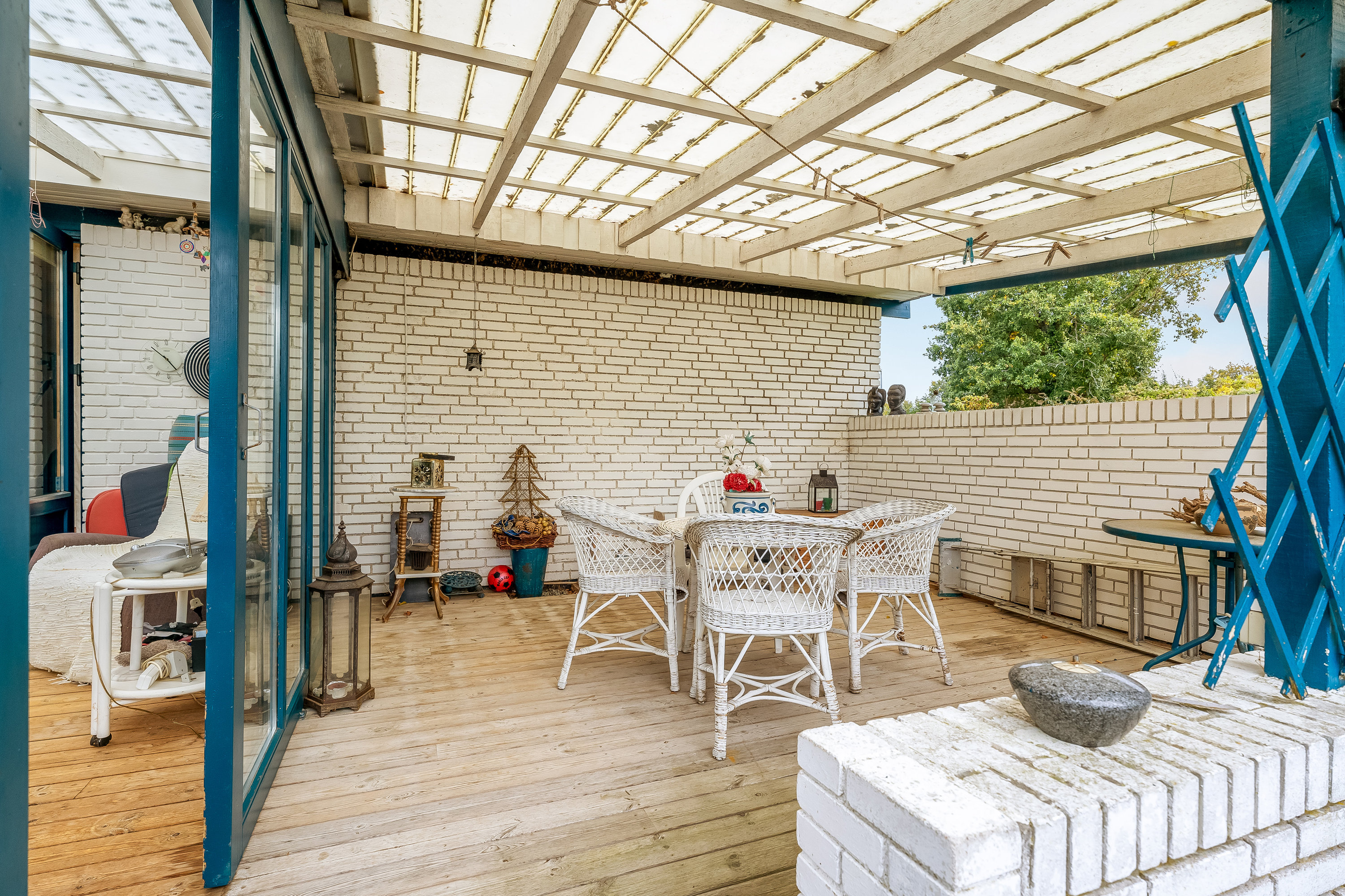 Fremhævet overdækket terrasse billede i fuldskærmstilstand. Billede af Mågevej 19, Rødbyhavn, 4970 Rødby